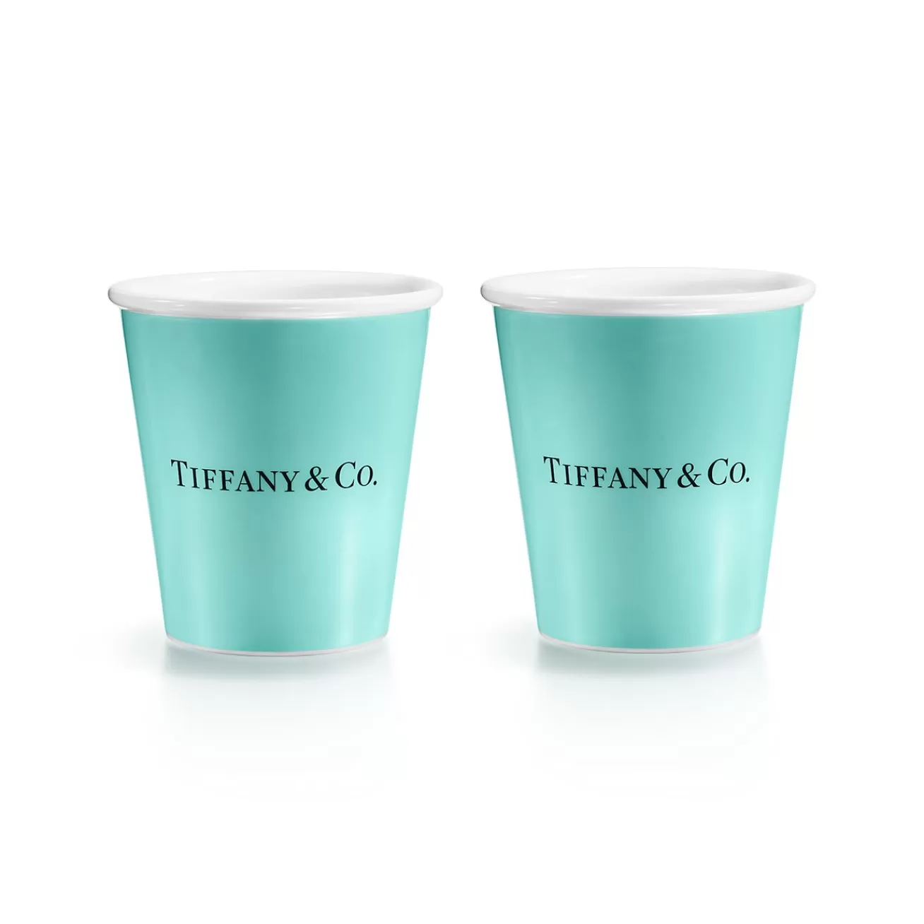 Tiffany & Co. Tiffany Cups Tiffany Coffee Cups in Bone China, Set of Two | ^ The Home | Housewarming Gifts