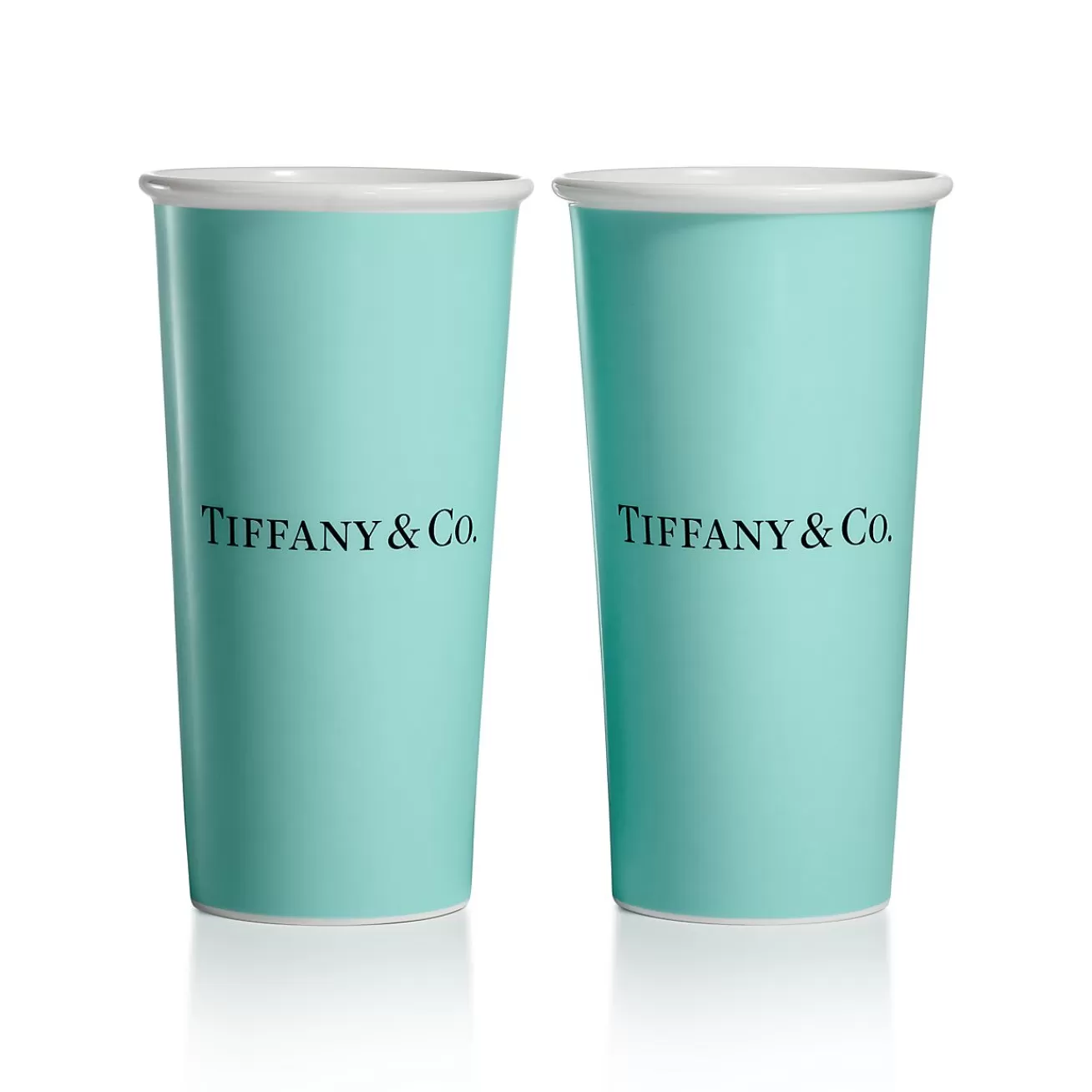 Tiffany & Co. Tiffany Cups Tiffany Large Coffee Cups in Bone China, Set of Two | ^ Him | Gifts for Him