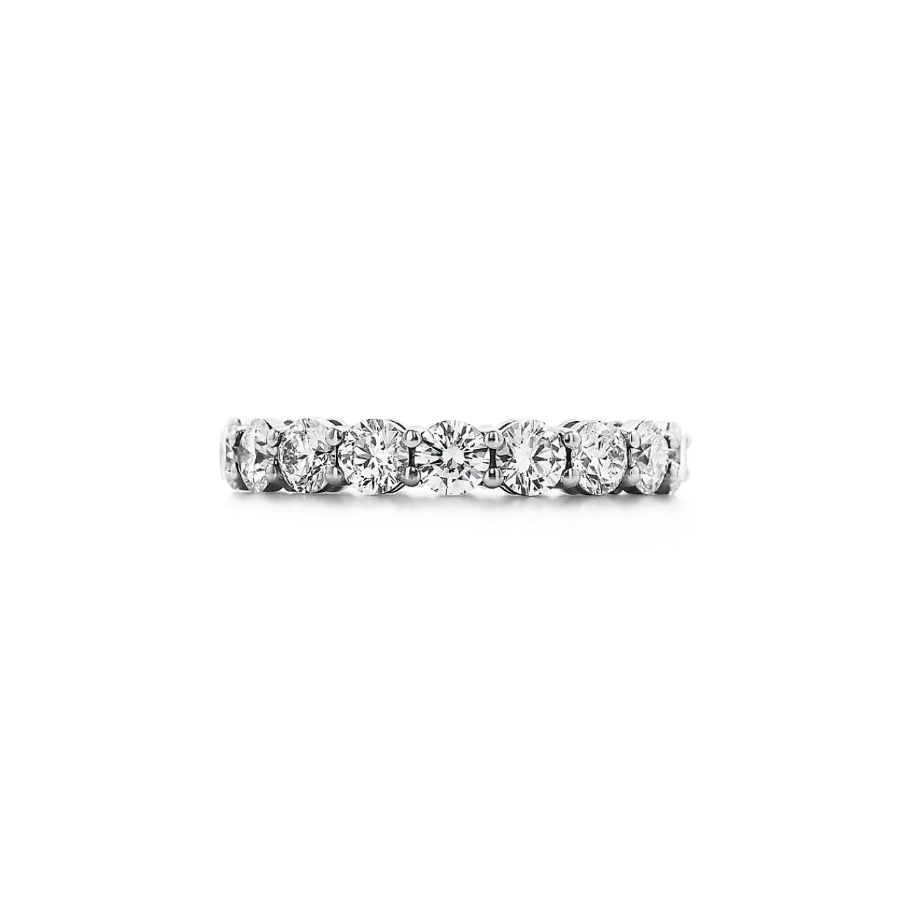Tiffany & Co. Tiffany Embrace® Platinum and Diamond Band Ring | ^Women Rings | Platinum Jewelry