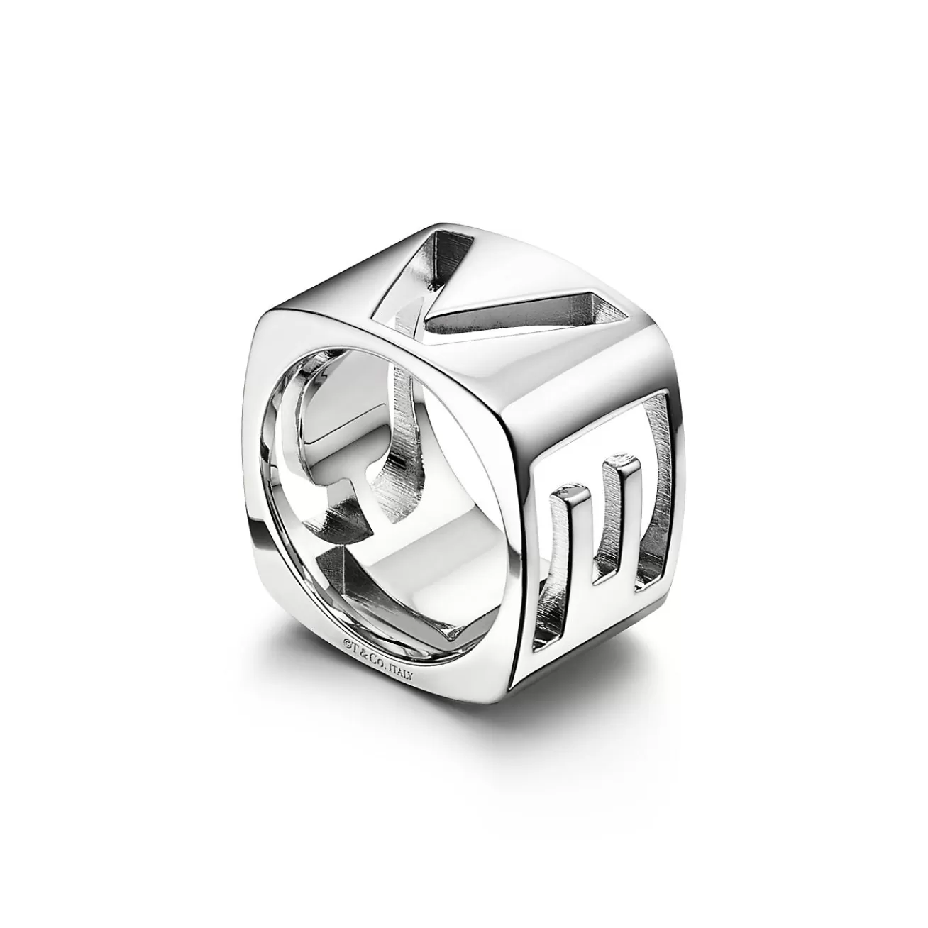 Tiffany & Co. Tiffany Era Scarf Ring in Palladium-plated Metal | ^Women Women's Accessories