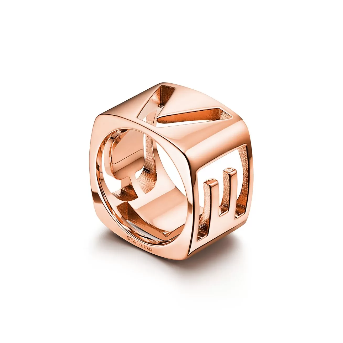 Tiffany & Co. Tiffany Era Scarf Ring in Rose Gold-plated Metal | ^Women Women's Accessories