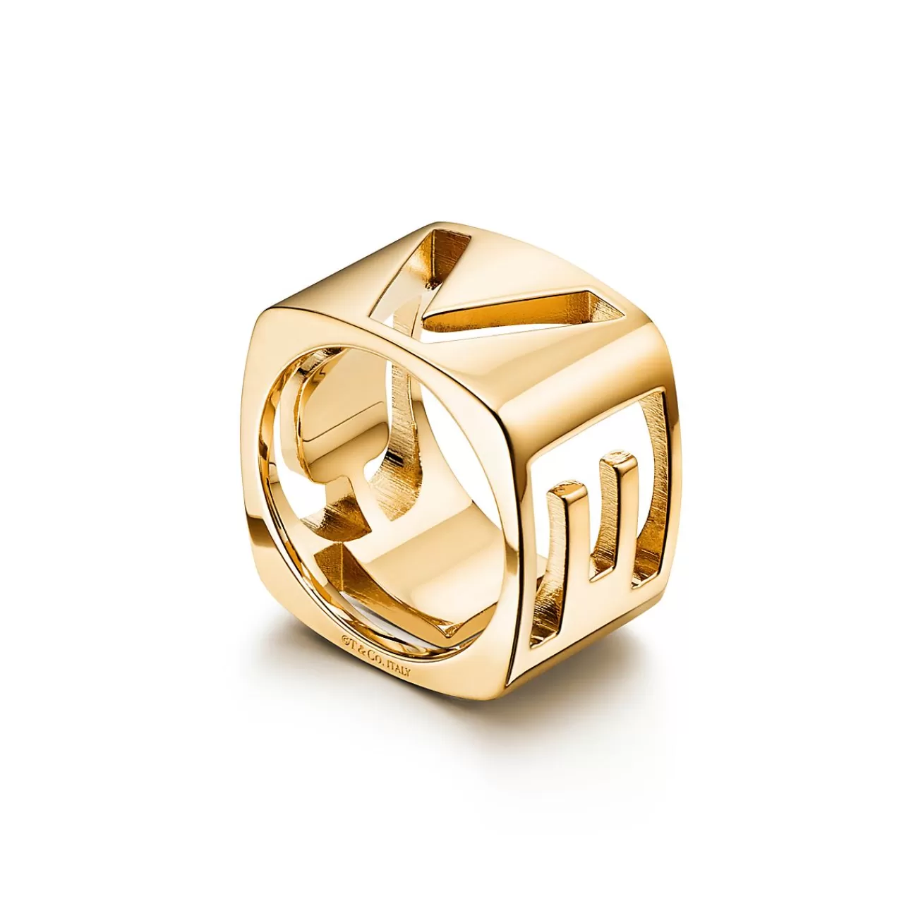 Tiffany & Co. Tiffany Era Scarf Ring in Yellow Gold-plated Metal | ^Women Women's Accessories