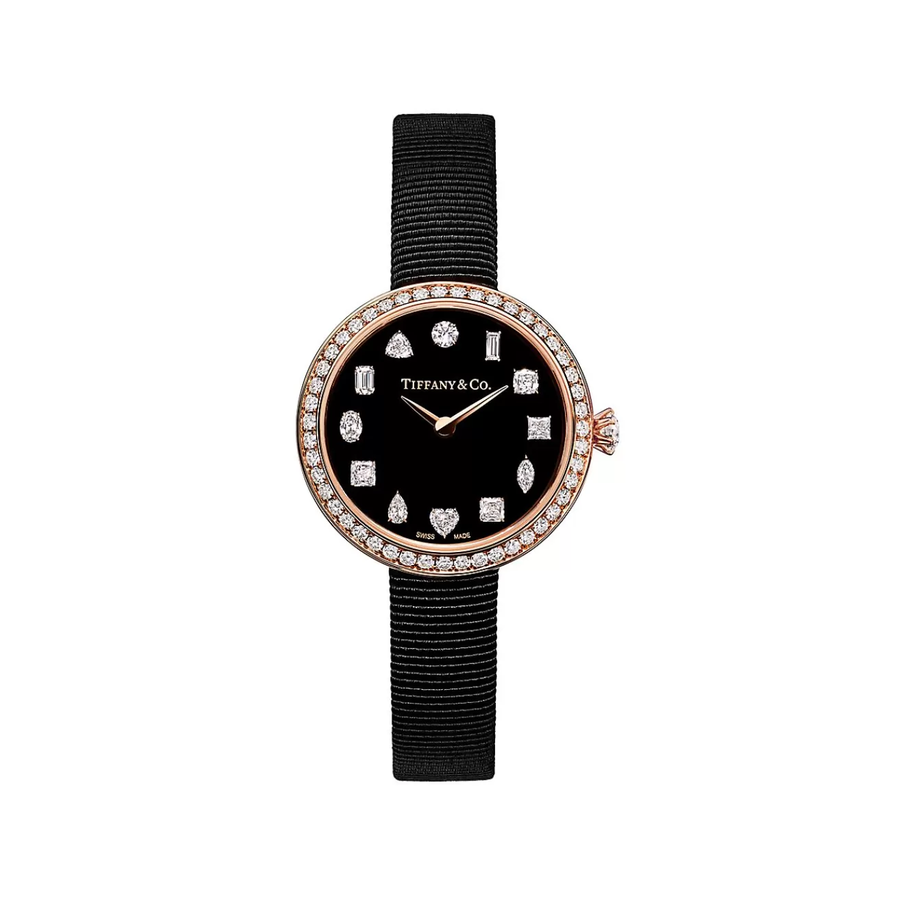 Tiffany & Co. Tiffany Eternity 28 mm Round Watch in Rose Gold with Diamonds | ^Women Fine Watches | Women’s Watches