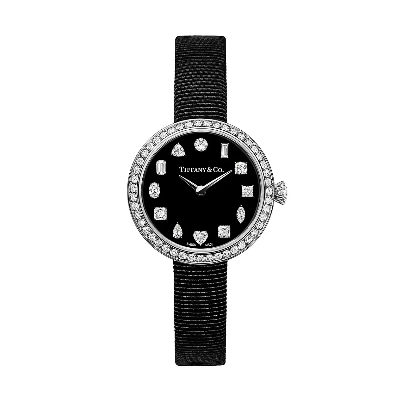 Tiffany & Co. Tiffany Eternity 28 mm Round Watch in White Gold with Diamonds | ^Women Fine Watches | Women’s Watches
