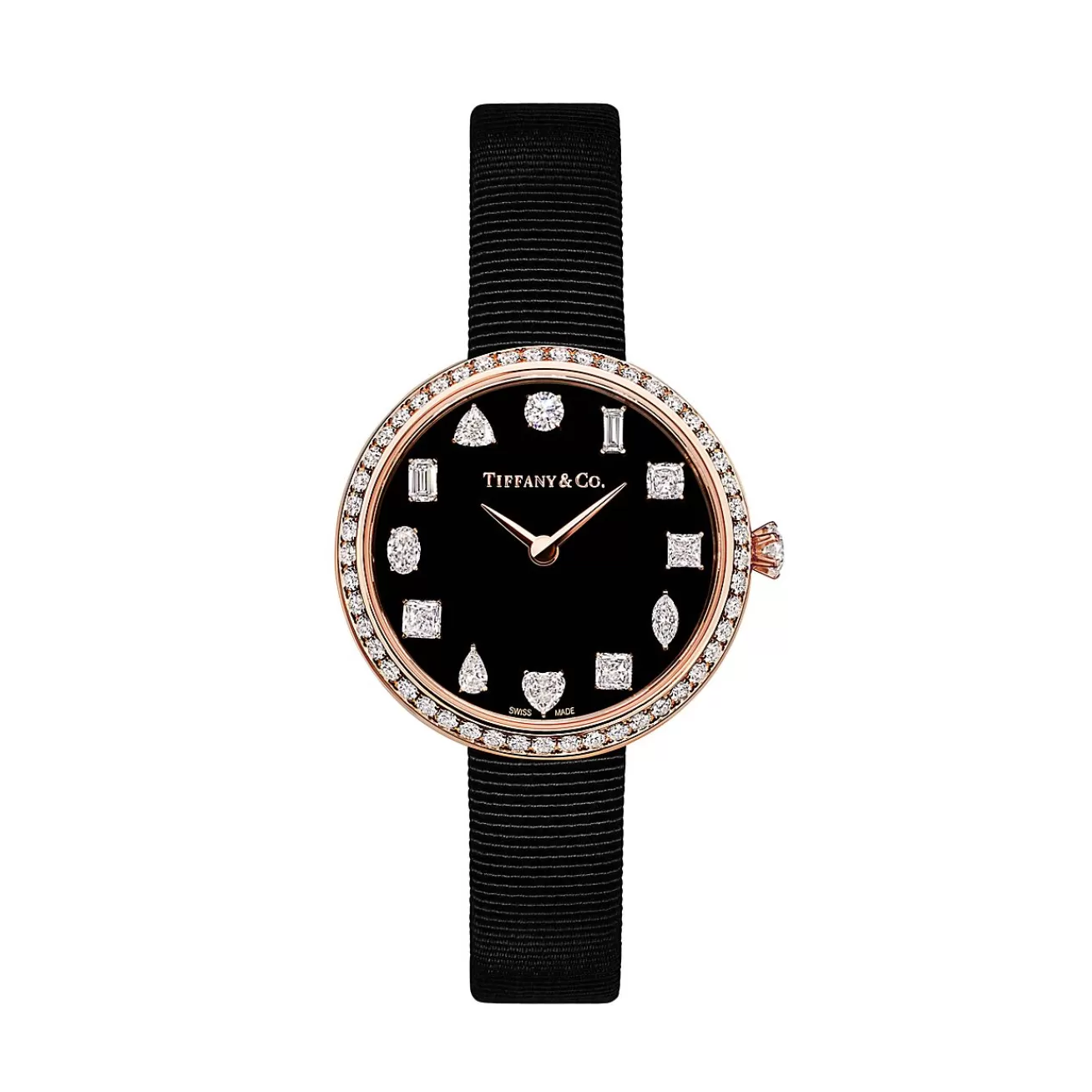 Tiffany & Co. Tiffany Eternity 32 mm Round Watch in Rose Gold with Diamonds | ^Women Fine Watches | Women’s Watches