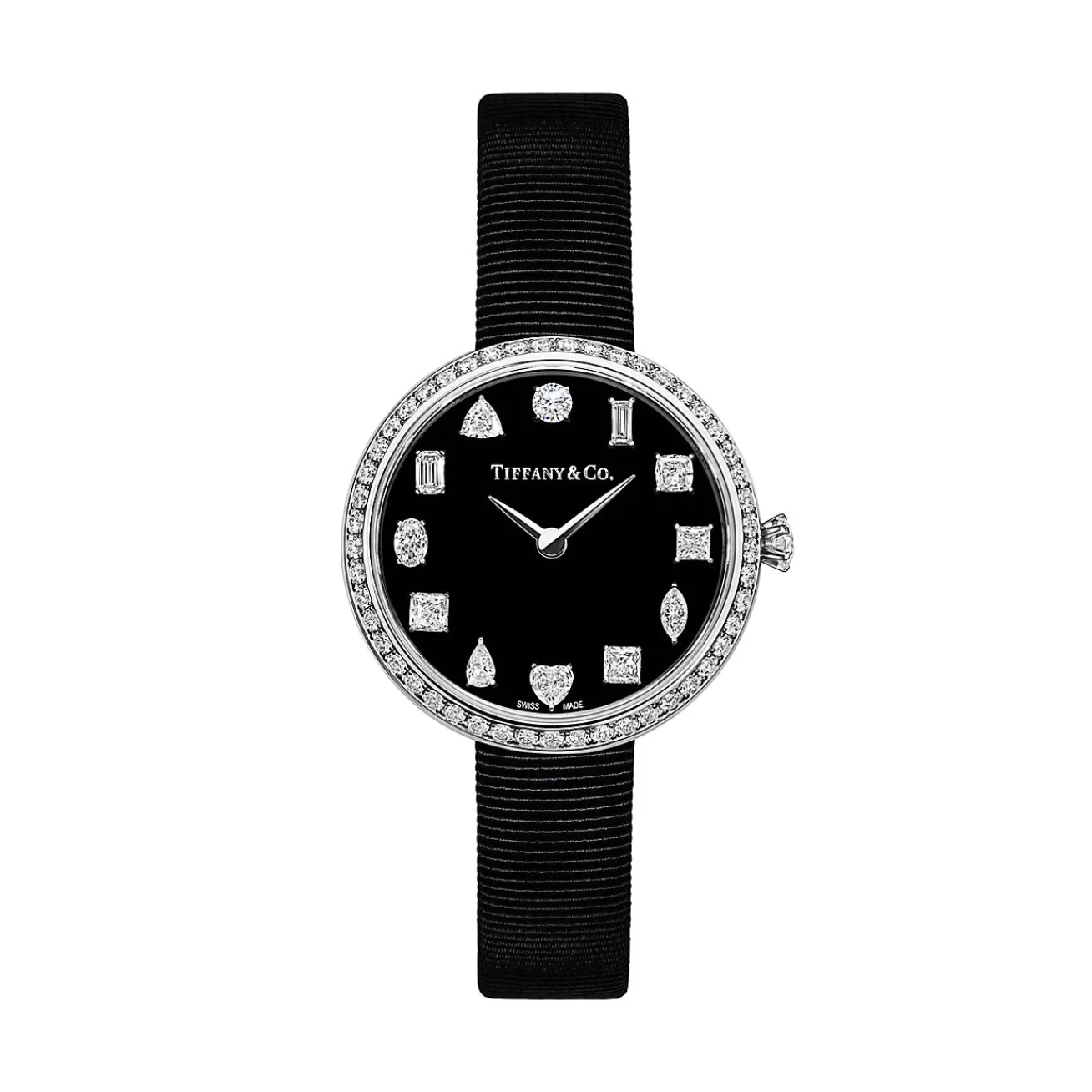Tiffany & Co. Tiffany Eternity 32 mm Round Watch in White Gold with Diamonds | ^Women Fine Watches | Women’s Watches