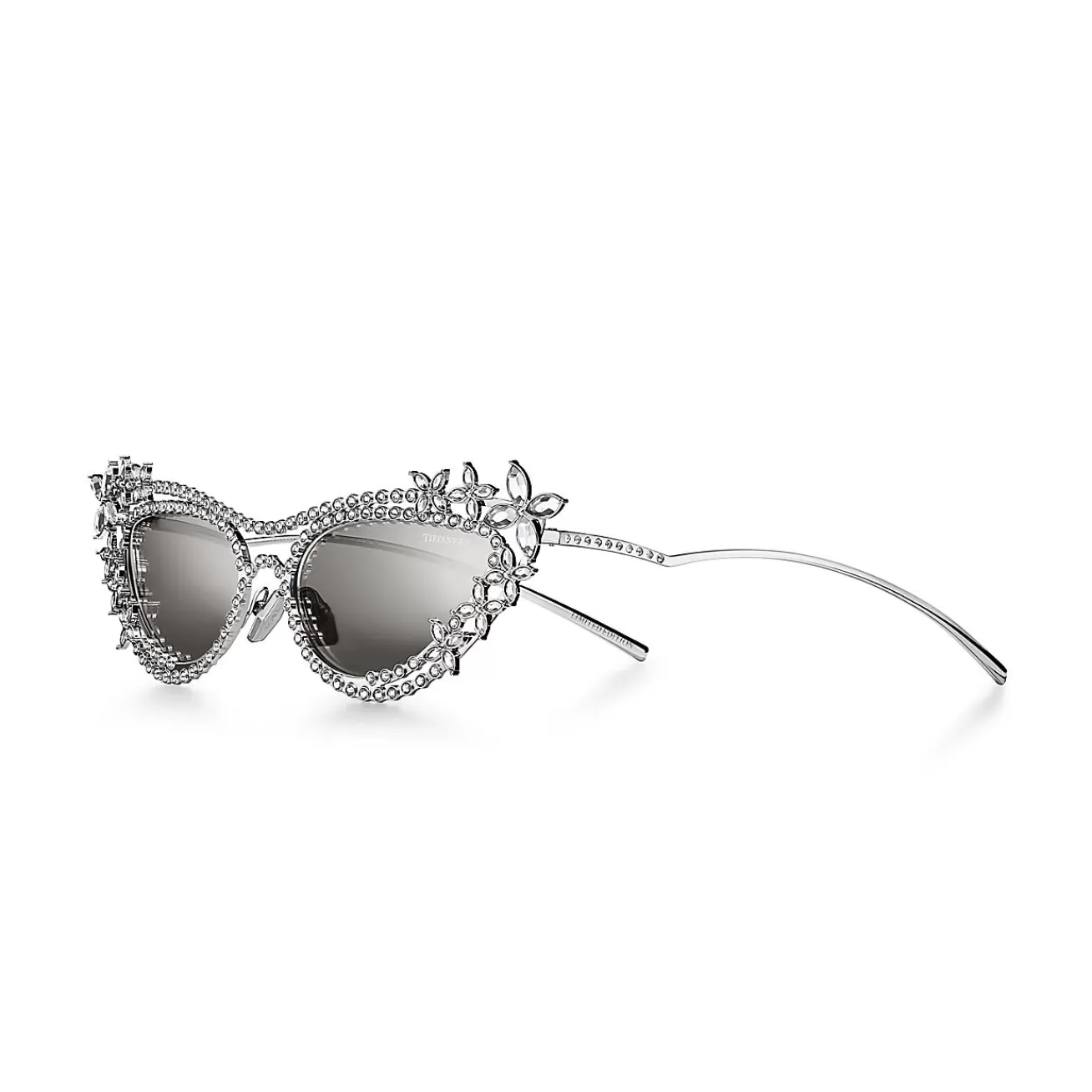 Tiffany & Co. Tiffany Eyewear Sunglasses in Gold-plated Metal with Mirrored Lenses | ^Women Sunglasses | Women's Accessories