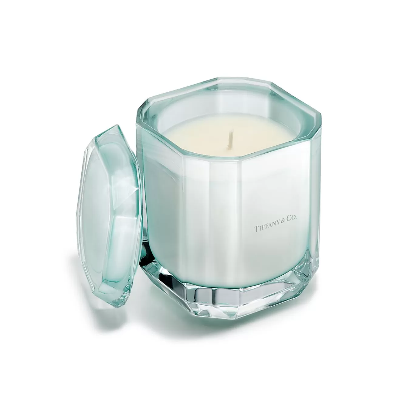 Tiffany & Co. Tiffany Facets 1837 Candle in Sapphire-colored Glass | ^ The Home | Housewarming Gifts