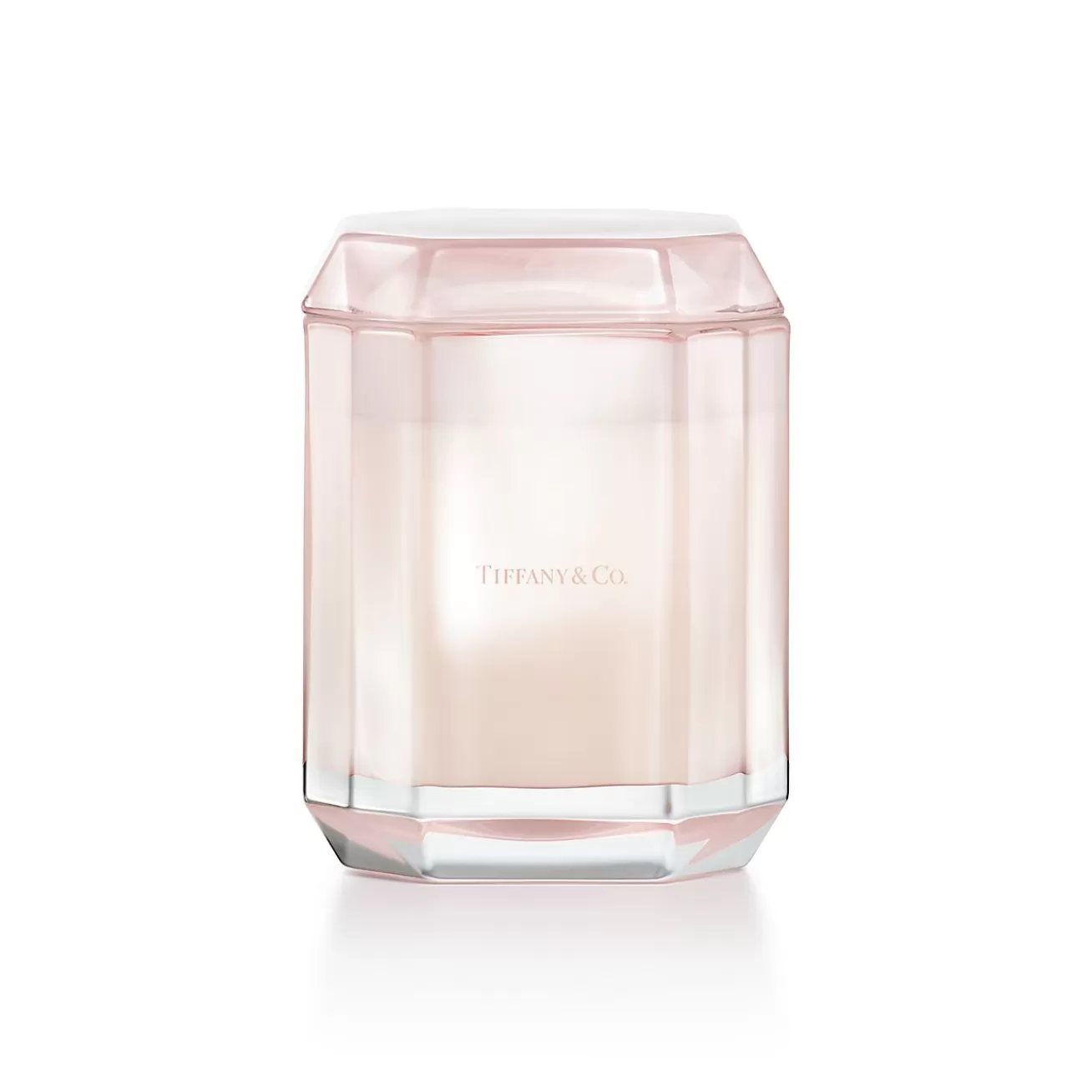 Tiffany & Co. Tiffany Facets 57th & Fifth Candle in Morganite-colored Glass | ^ The Home | Housewarming Gifts