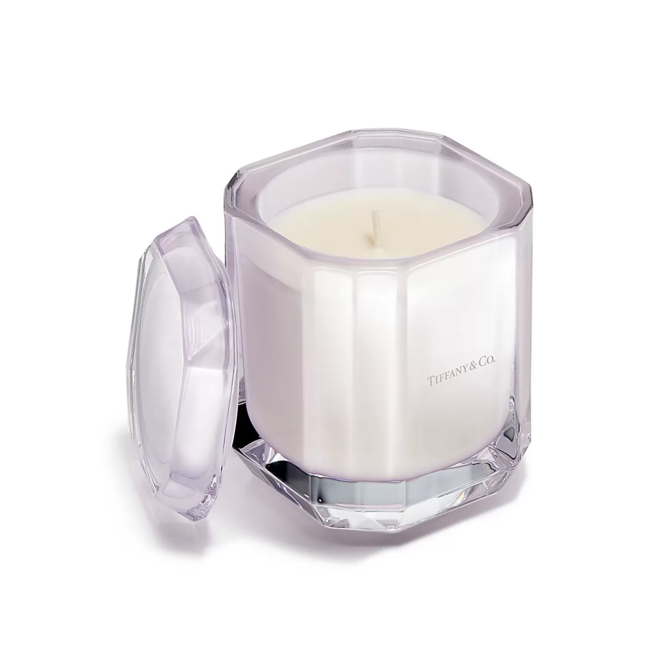 Tiffany & Co. Tiffany Facets About Love Candle in Kunzite-colored Glass | ^ Business Gifts | Decor