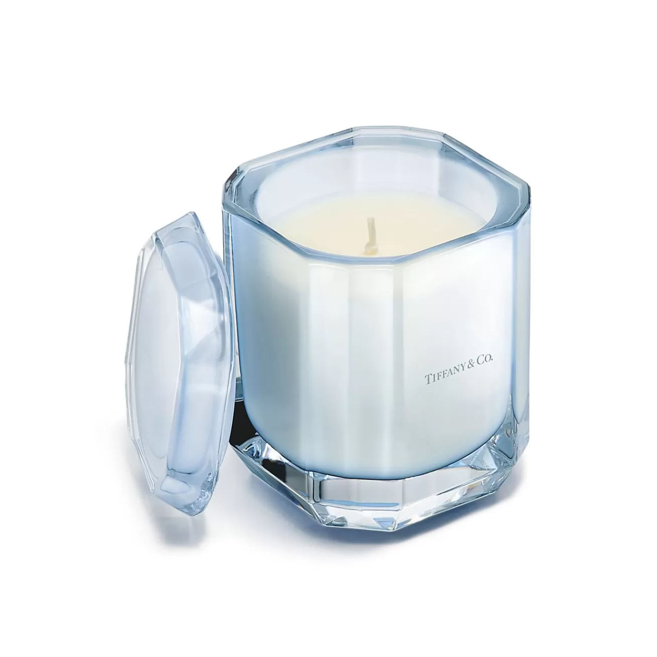 Tiffany & Co. Tiffany Facets Blue is the Color of Love Candle in Tanzanite-colored Glass | ^ The Home | Housewarming Gifts