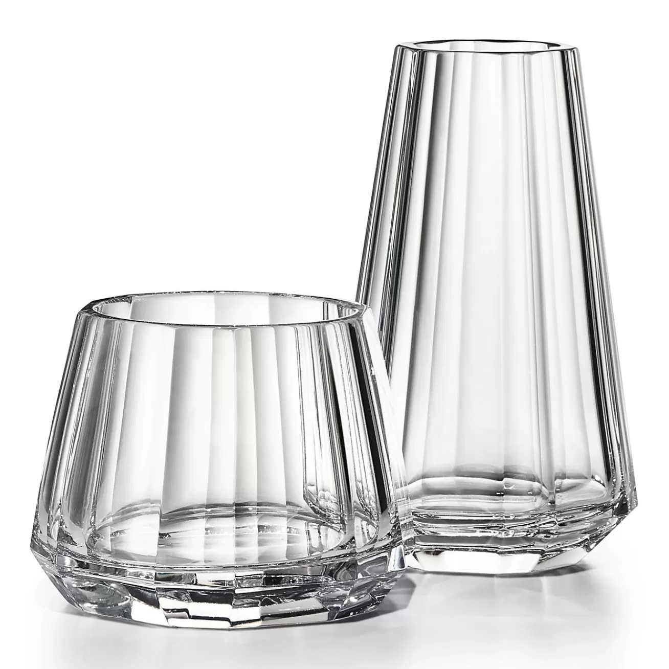 Tiffany & Co. Tiffany Facets Large Tapered Vase in Lead Crystal Glass | ^ The Home | Housewarming Gifts