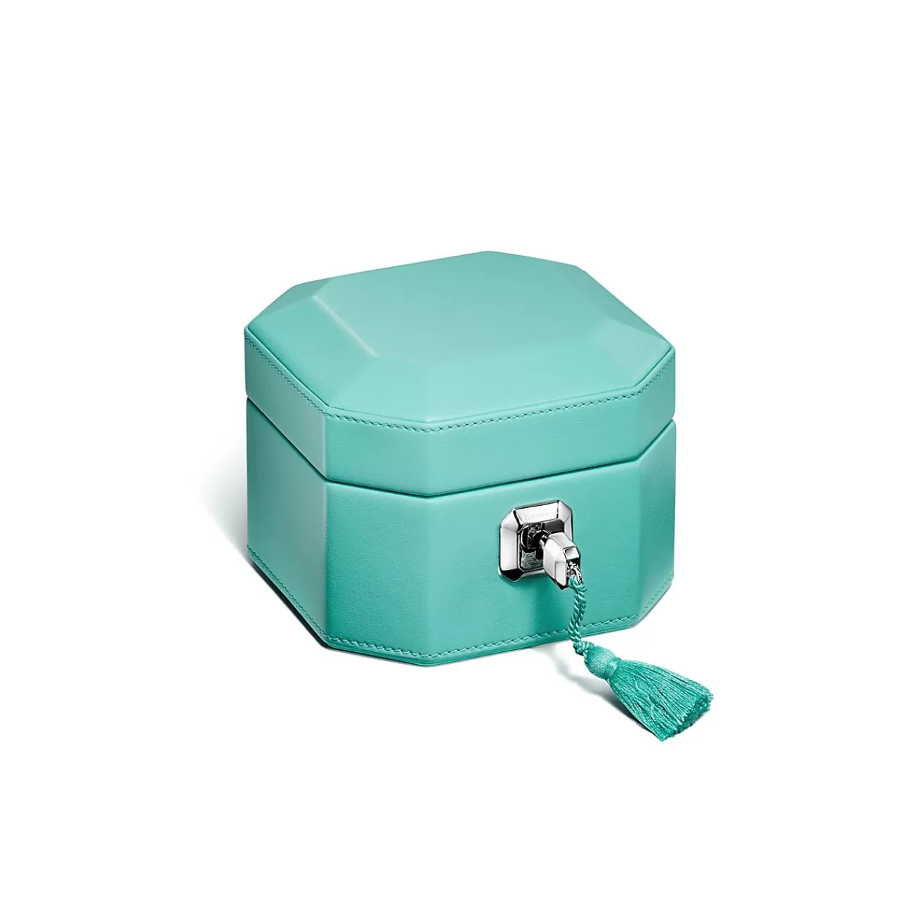 Tiffany & Co. Tiffany Facets Small Jewelry Box in Tiffany Blue® Leather | ^ Gifts for Her | Her