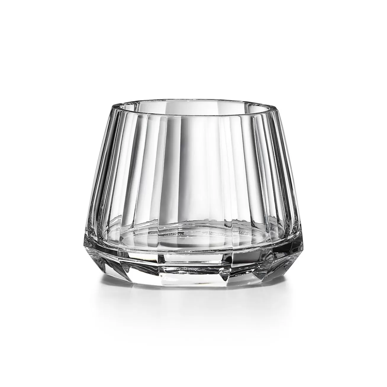 Tiffany & Co. Tiffany Facets Wide Tapered Vase in Lead Crystal Glass | ^ The Home | Housewarming Gifts