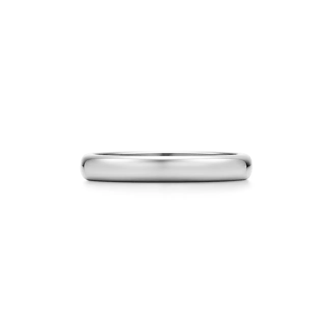 Tiffany & Co. Tiffany Forever Wedding Band Ring in Platinum, 3 mm Wide | ^Women Rings | Platinum Jewelry
