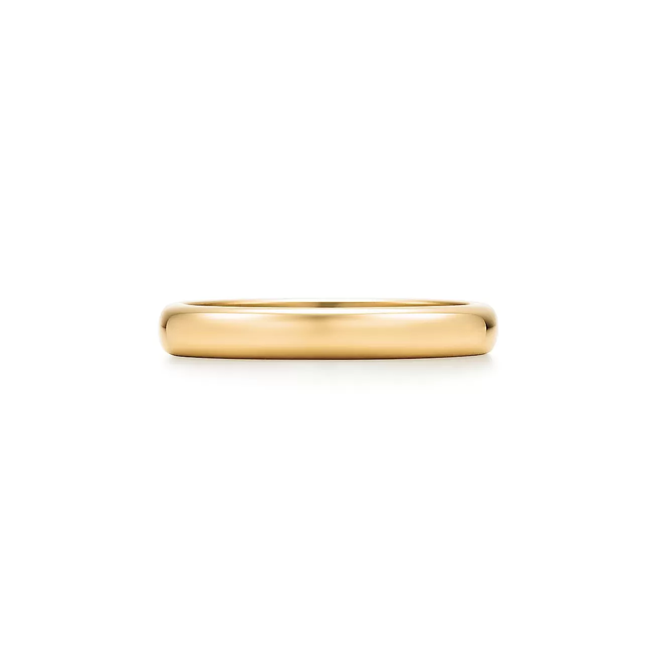 Tiffany & Co. Tiffany Forever Wedding Band Ring in Yellow Gold, 3 mm Wide | ^Women Rings | Gold Jewelry