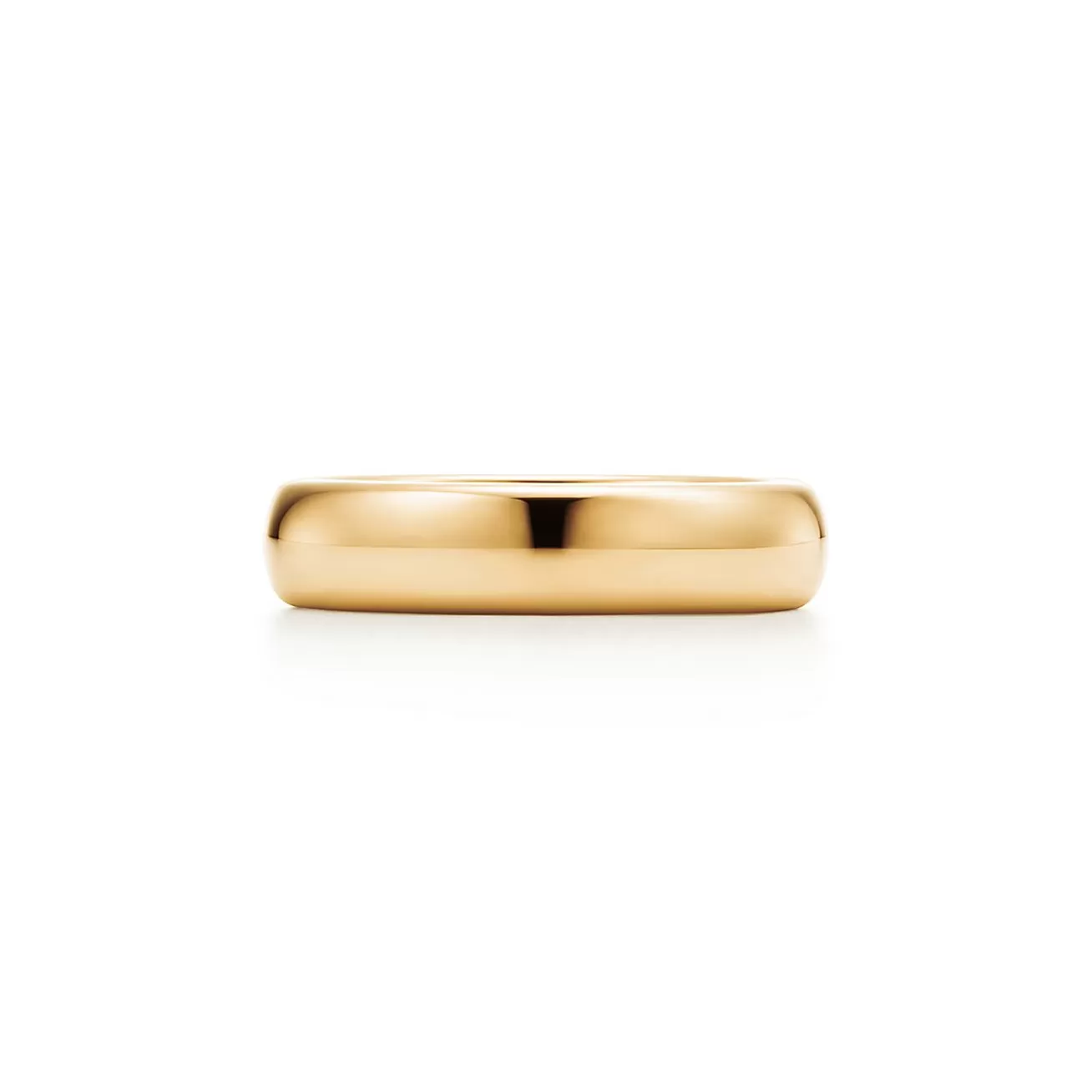Tiffany & Co. Tiffany Forever Wedding Band Ring in Yellow Gold, 4.5 mm Wide | ^Women Rings | Gold Jewelry