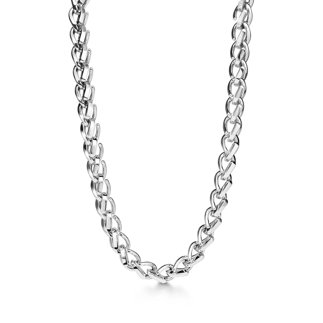 Tiffany & Co. Tiffany Forge Large Link Necklace in High- polished Sterling Silver | ^ Necklaces & Pendants | Men's Jewelry
