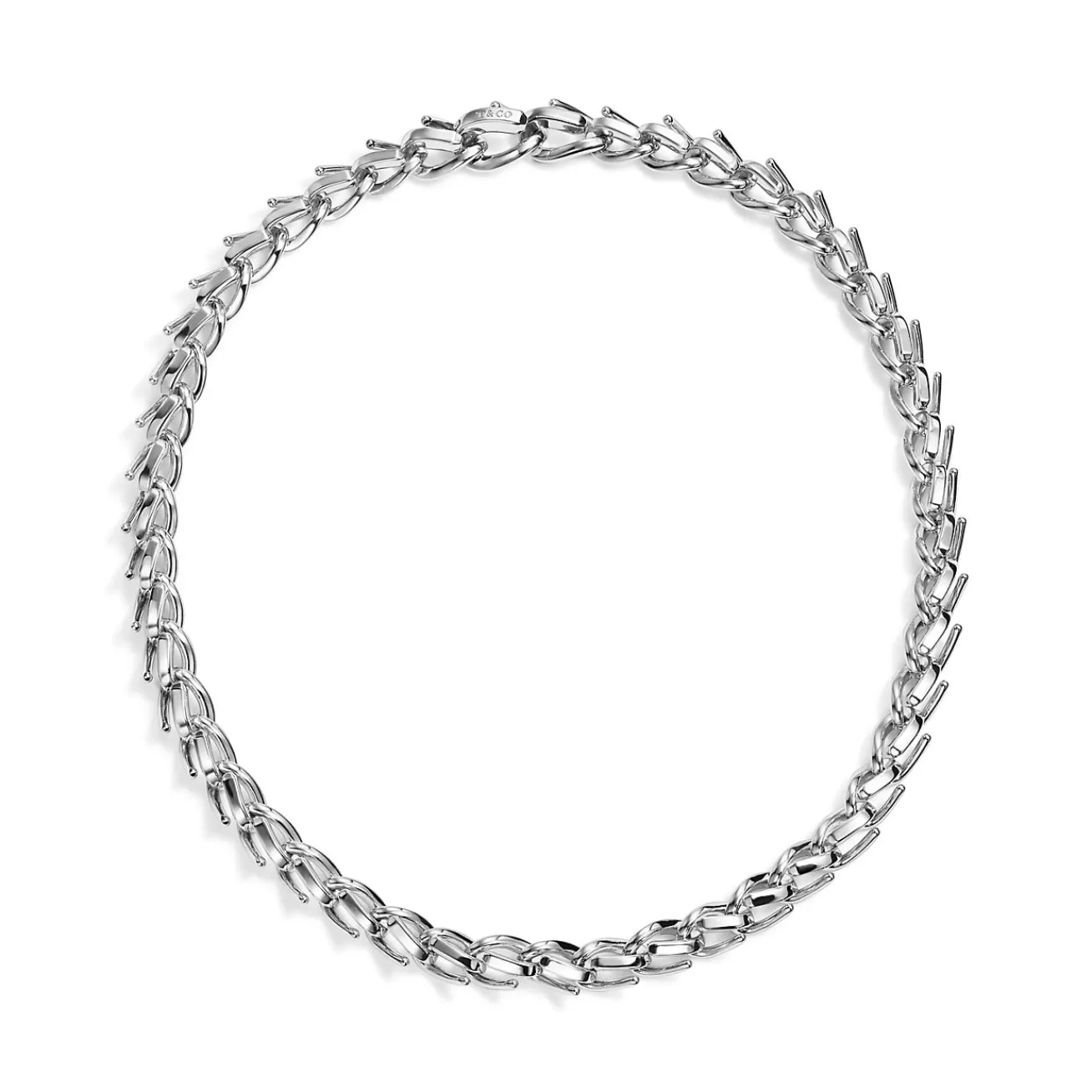 Tiffany & Co. Tiffany Forge Medium Link Necklace in High- polished Sterling Silver | ^ Necklaces & Pendants | Men's Jewelry