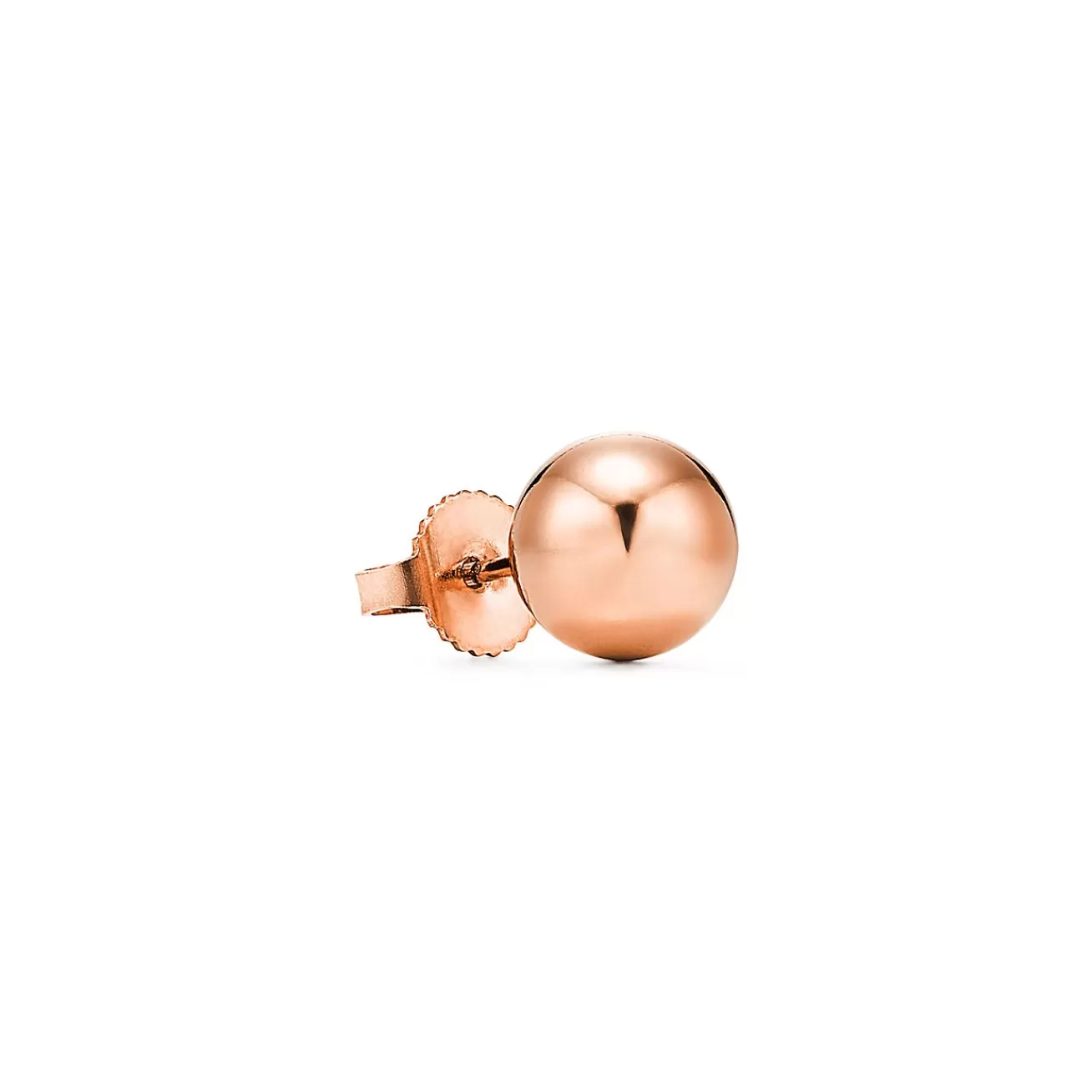 Tiffany & Co. Tiffany HardWear Ball Earrings in Rose Gold, 8 mm | ^ Earrings | Rose Gold Jewelry