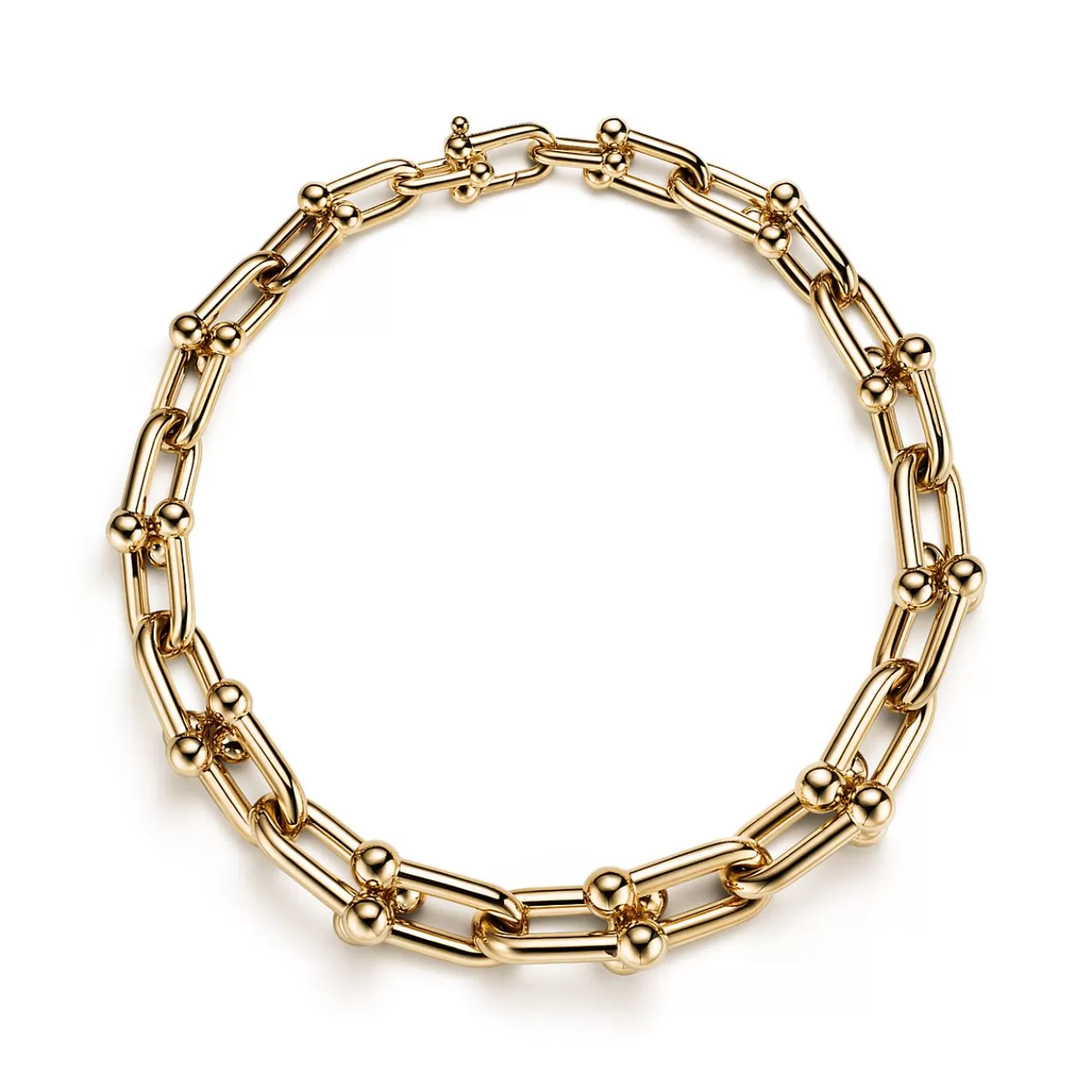 Tiffany & Co. Tiffany HardWear Bold Graduated Link Necklace in Yellow Gold | ^ Necklaces & Pendants | Gold Jewelry