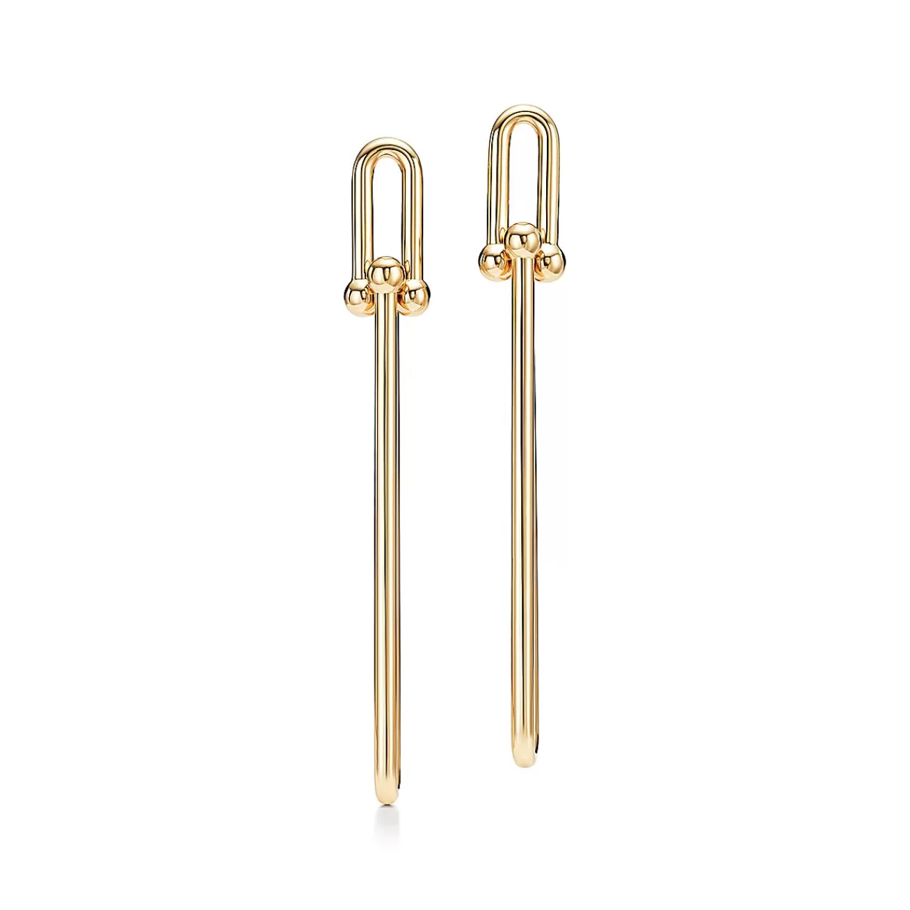 Tiffany & Co. Tiffany HardWear double long link earrings in 18k gold. | ^ Earrings | Gold Jewelry