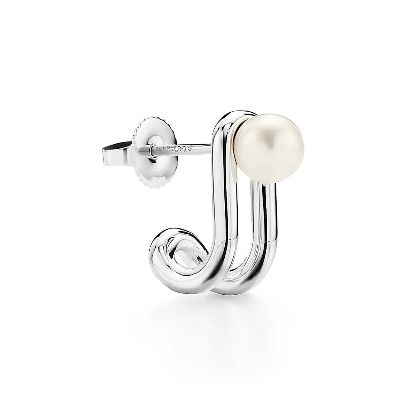 Tiffany & Co. Tiffany HardWear double pearl hinged earrings in sterling silver. | ^ Earrings | Gifts for Her
