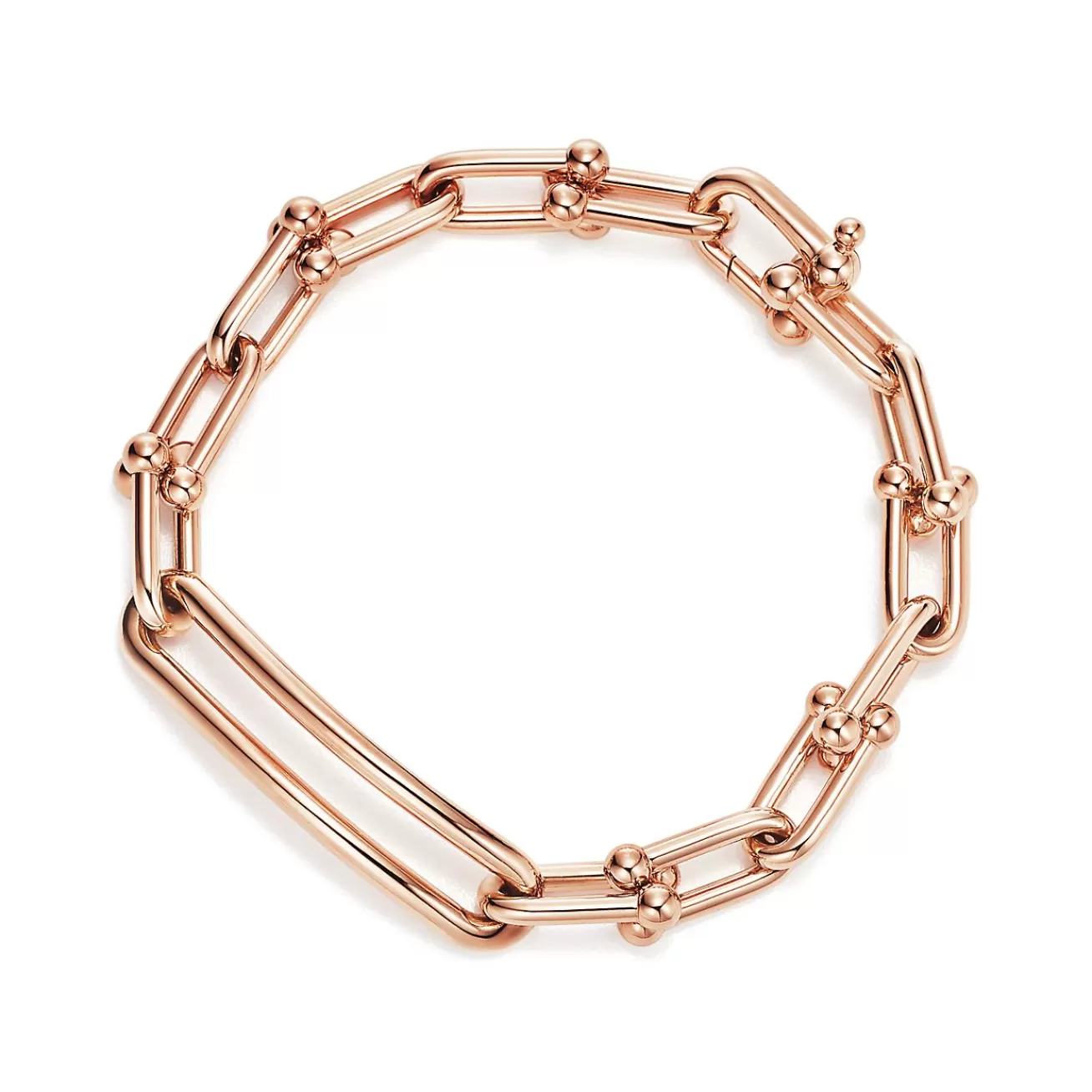 Tiffany & Co. Tiffany HardWear Elongated Link Bracelet in Rose Gold | ^ Bracelets | Men's Jewelry