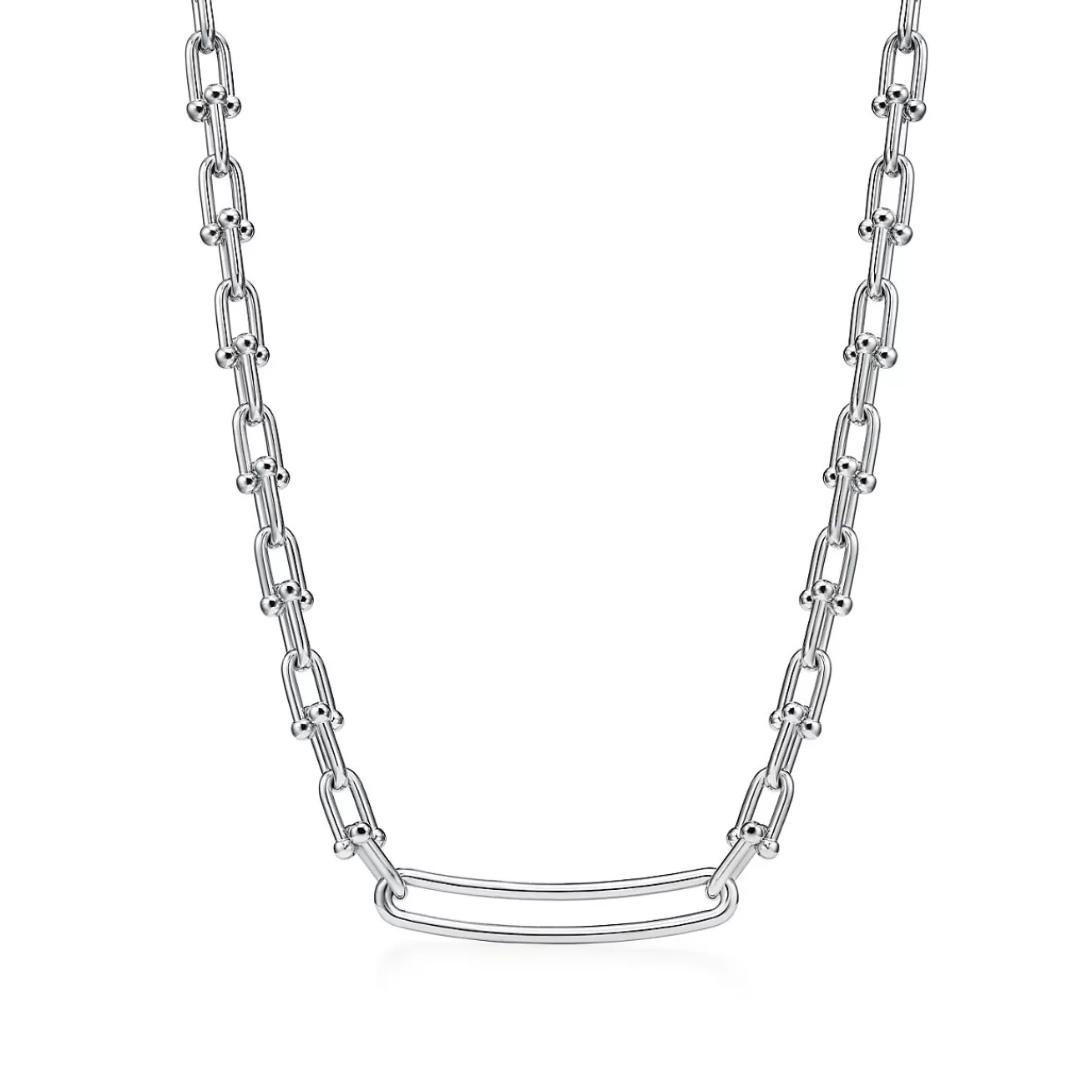 Tiffany & Co. Tiffany HardWear Elongated Link Necklace in Sterling Silver | ^ Necklaces & Pendants | Men's Jewelry