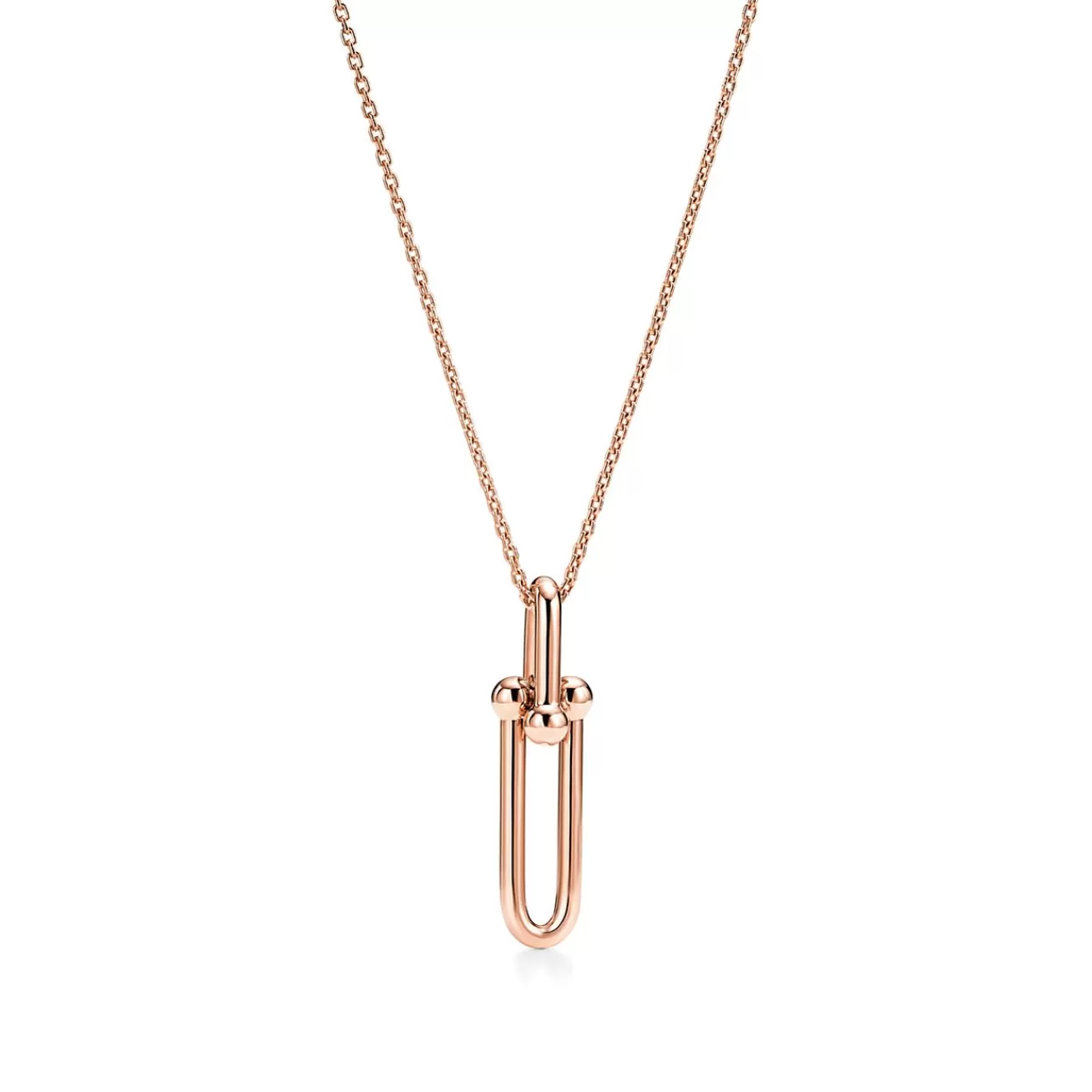 Tiffany & Co. Tiffany HardWear Elongated Link Pendant in Rose Gold | ^ Necklaces & Pendants | Men's Jewelry