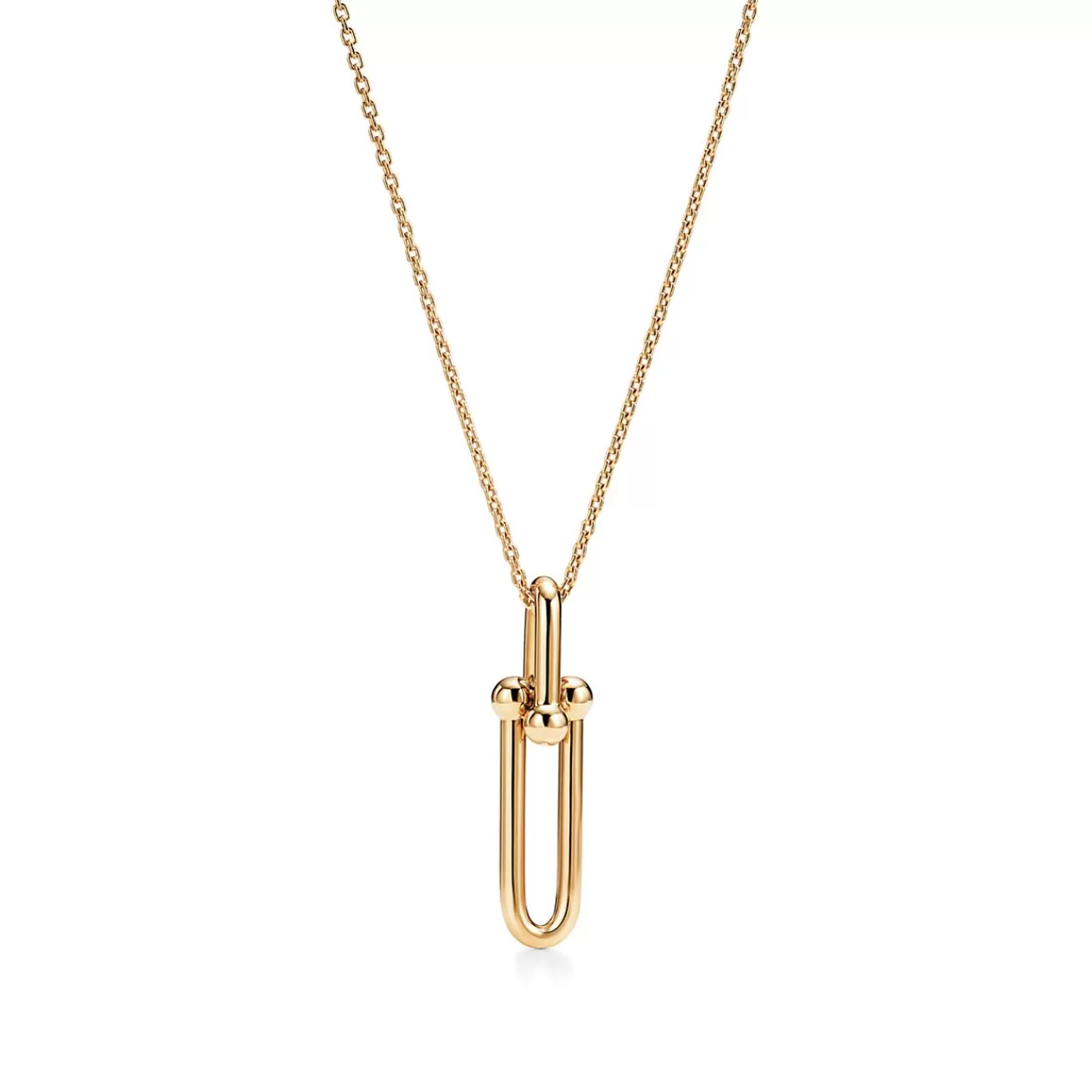 Tiffany & Co. Tiffany HardWear Elongated Link Pendant in Yellow Gold | ^ Necklaces & Pendants | Men's Jewelry