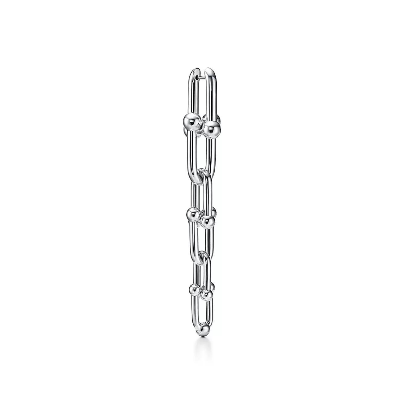 Tiffany & Co. Tiffany HardWear graduated link earrings in sterling silver. | ^ Earrings | Bold Silver Jewelry