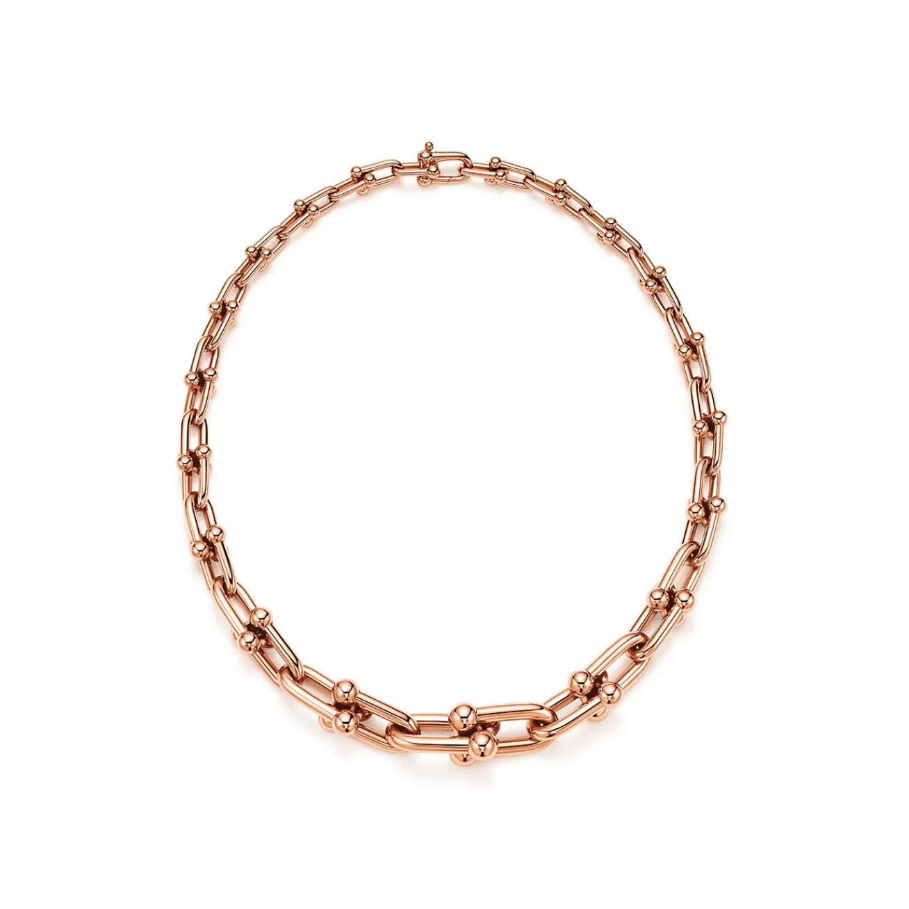 Tiffany & Co. Tiffany HardWear graduated link necklace in 18k rose gold. | ^ Necklaces & Pendants | Men's Jewelry