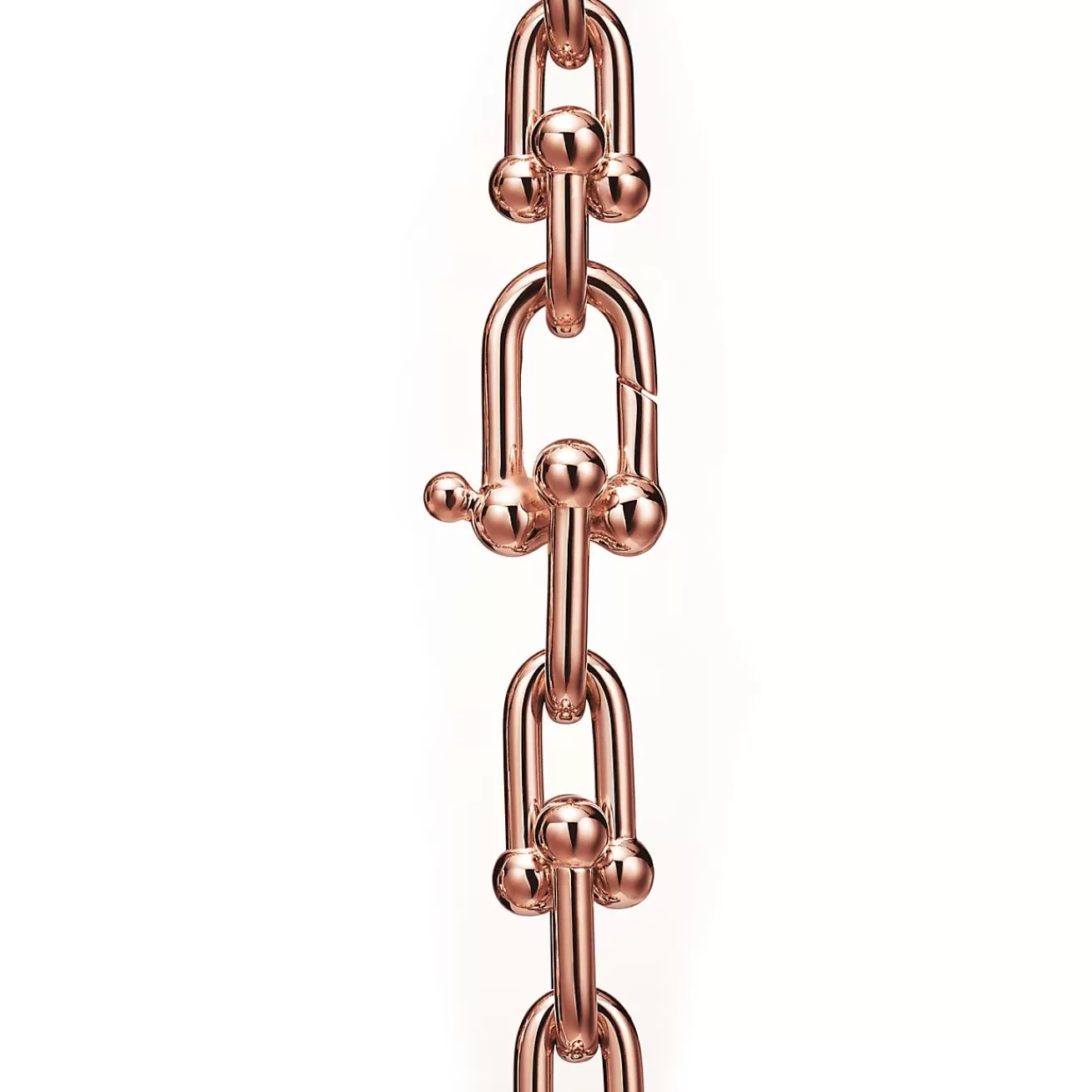 Tiffany & Co. Tiffany HardWear Medium Link Bracelet in Rose Gold with Diamonds | ^ Bracelets | New Jewelry
