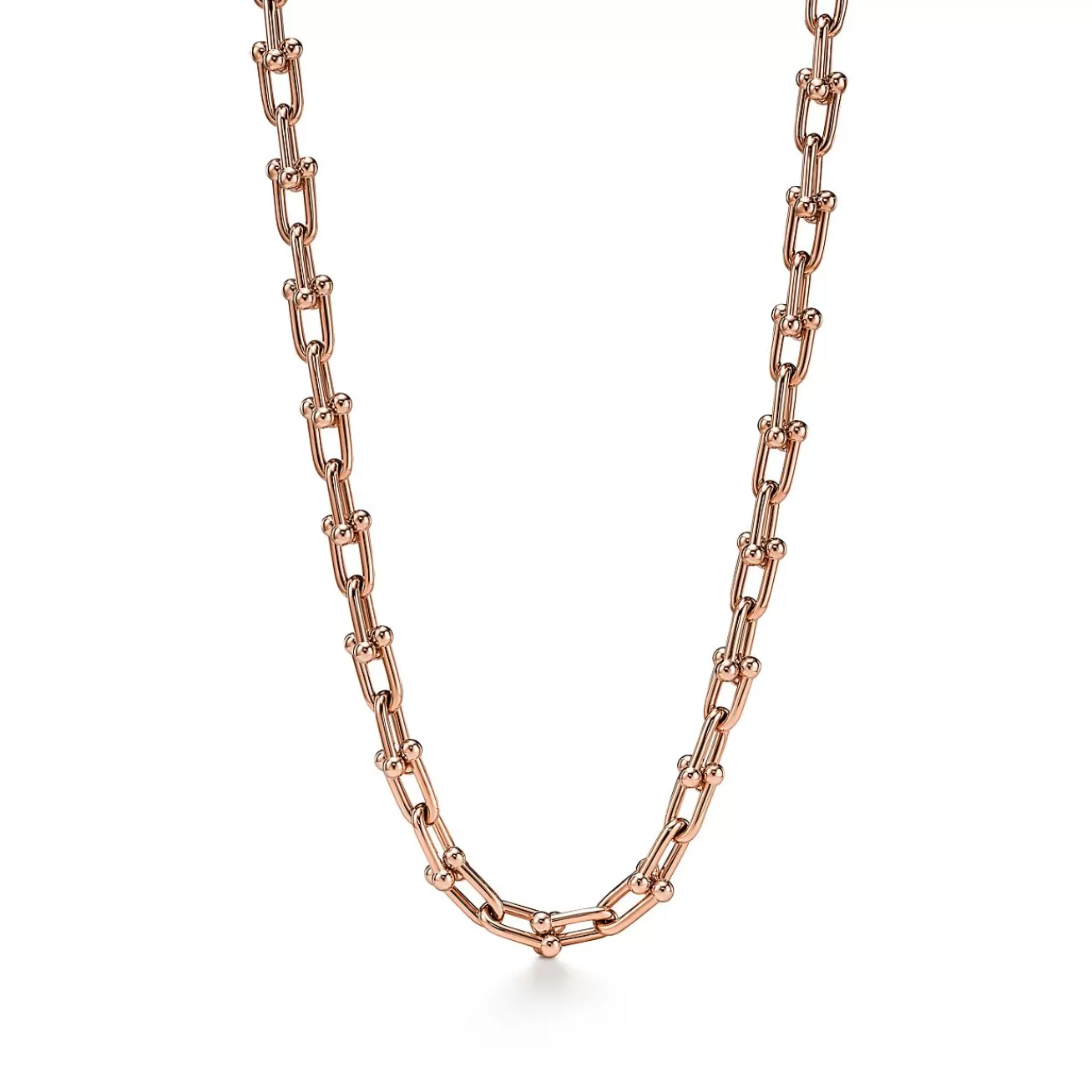 Tiffany & Co. Tiffany HardWear Medium Link Necklace in Rose Gold | ^ Necklaces & Pendants | Men's Jewelry