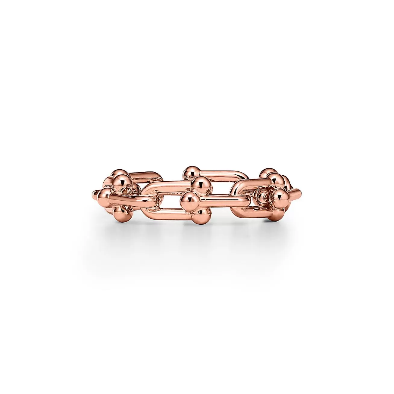 Tiffany & Co. Tiffany HardWear Micro Link Ring in Rose Gold | ^ Rings | New Jewelry