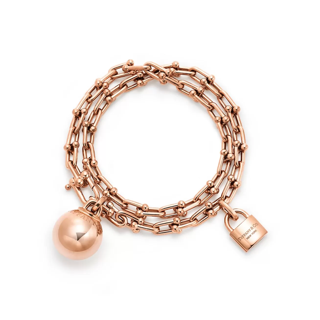 Tiffany & Co. Tiffany HardWear Small Wrap Bracelet in Rose Gold | ^ Bracelets | Men's Jewelry