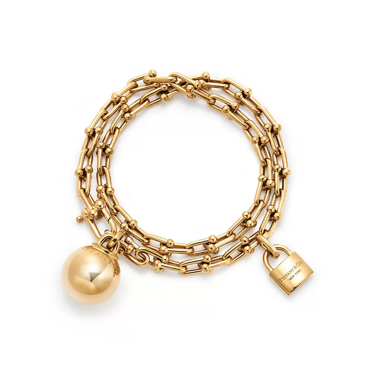 Tiffany & Co. Tiffany HardWear Small Wrap Bracelet in Yellow Gold | ^ Bracelets | Men's Jewelry