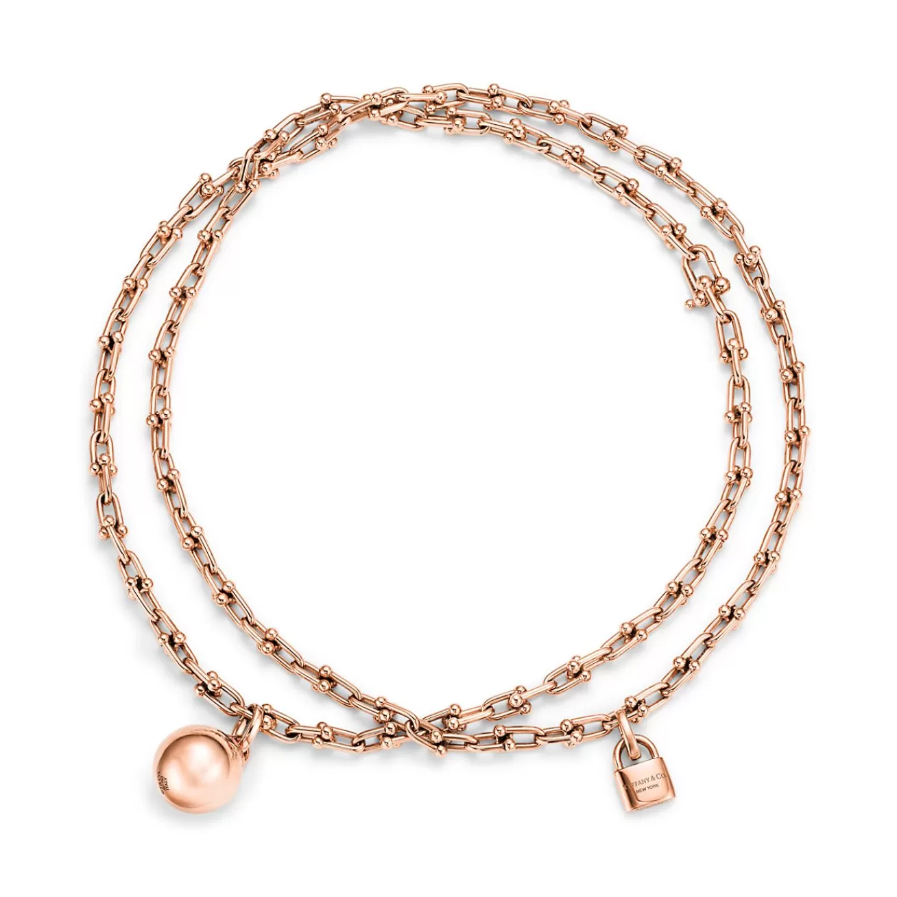 Tiffany & Co. Tiffany HardWear Small Wrap Necklace in Rose Gold | ^ Necklaces & Pendants | Men's Jewelry