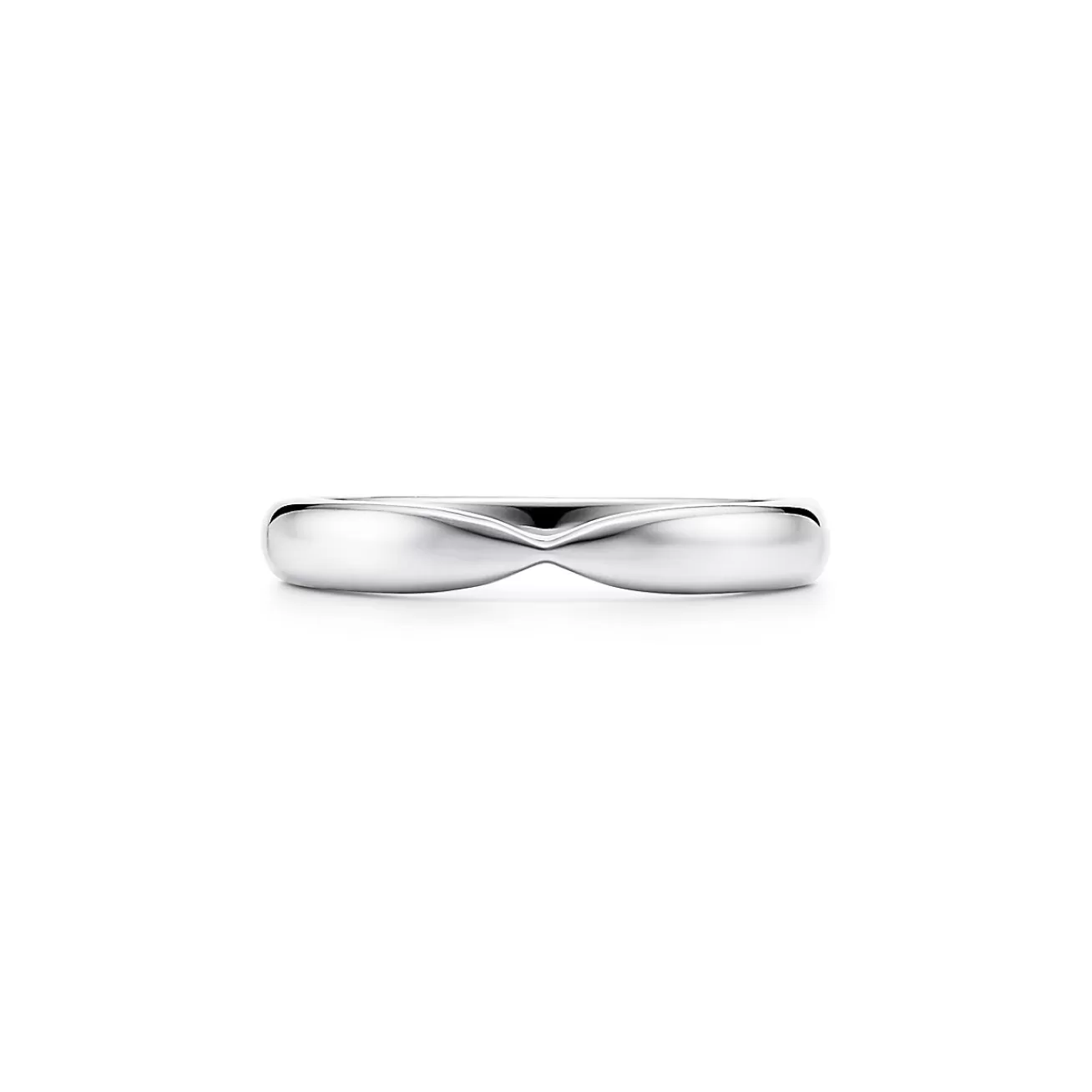 Tiffany & Co. Tiffany Harmony® Wedding Band in Platinum, 3 mm | ^Women Rings | Stacking Rings