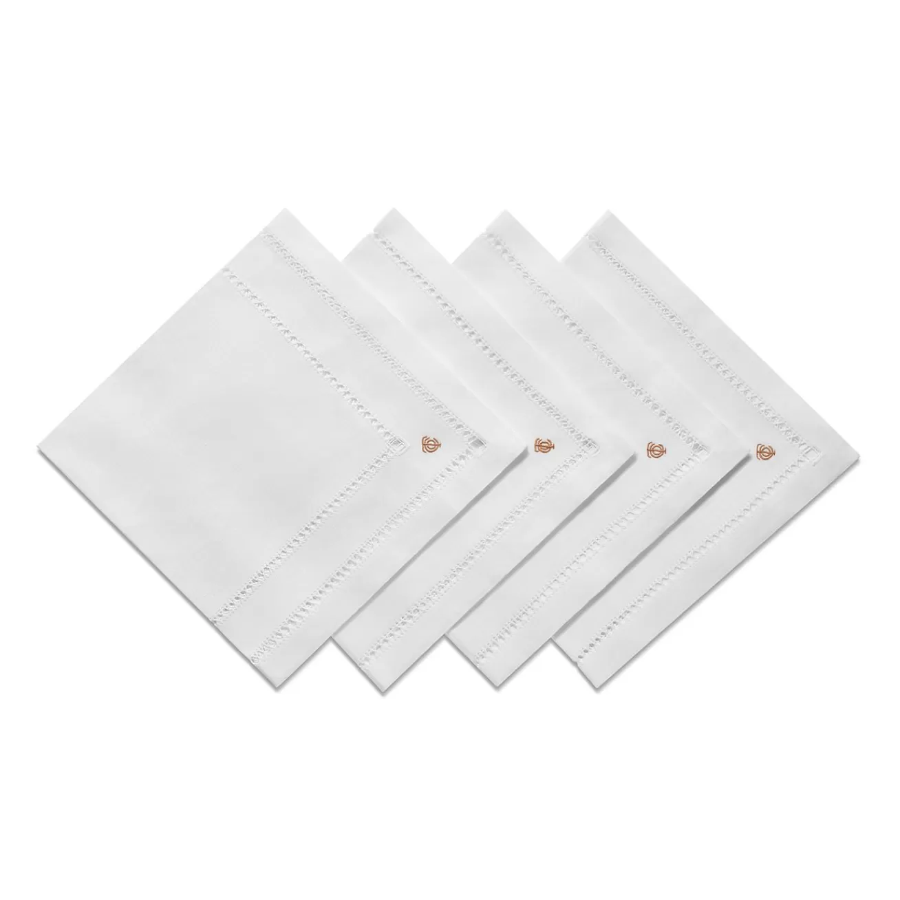 Tiffany & Co. Tiffany Heritage Napkins Set of Four, in Carnelian Linen | ^ Table Linens