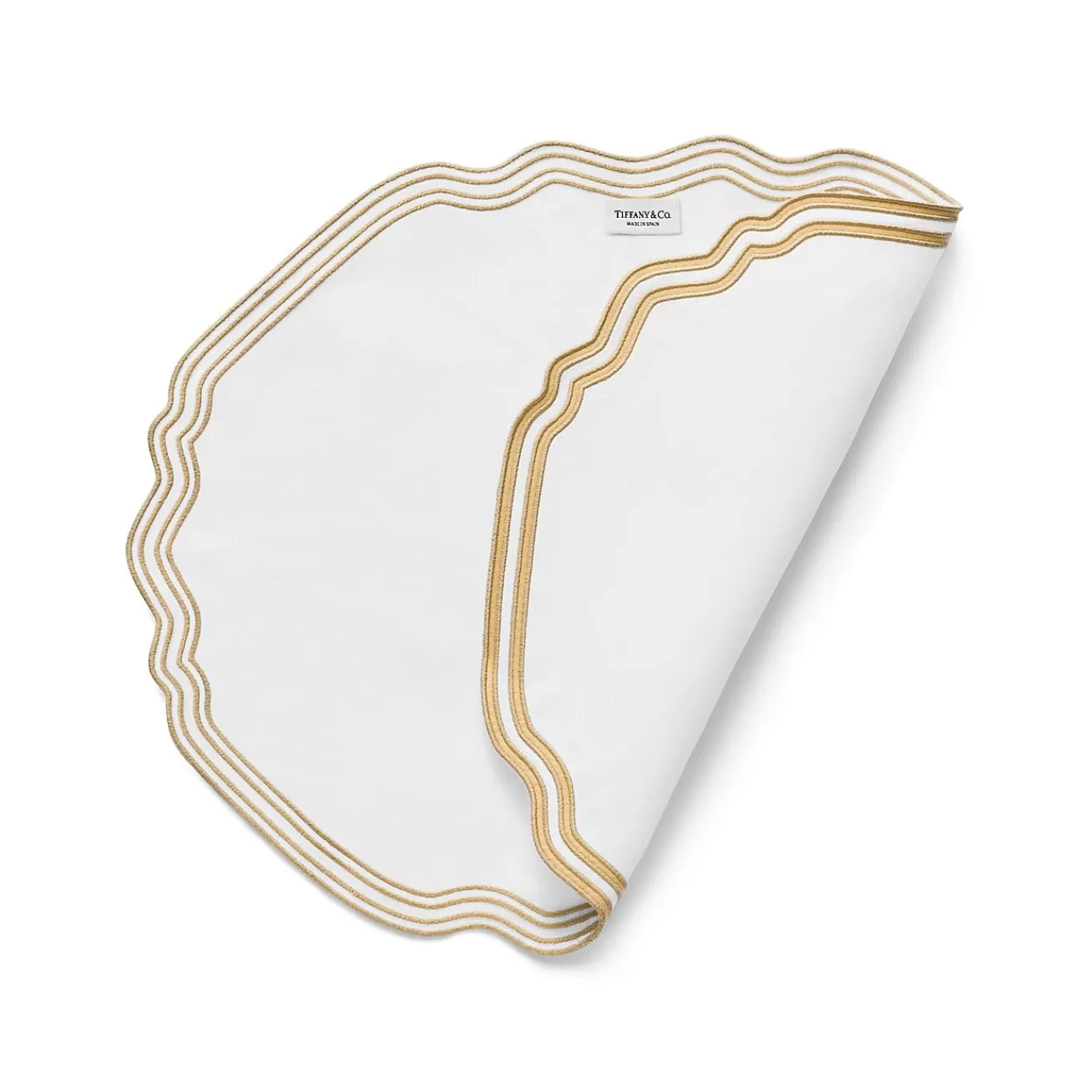 Tiffany & Co. Tiffany Home Essentials Wave Placemats in Linen, Set of Four | ^ The Home | Housewarming Gifts