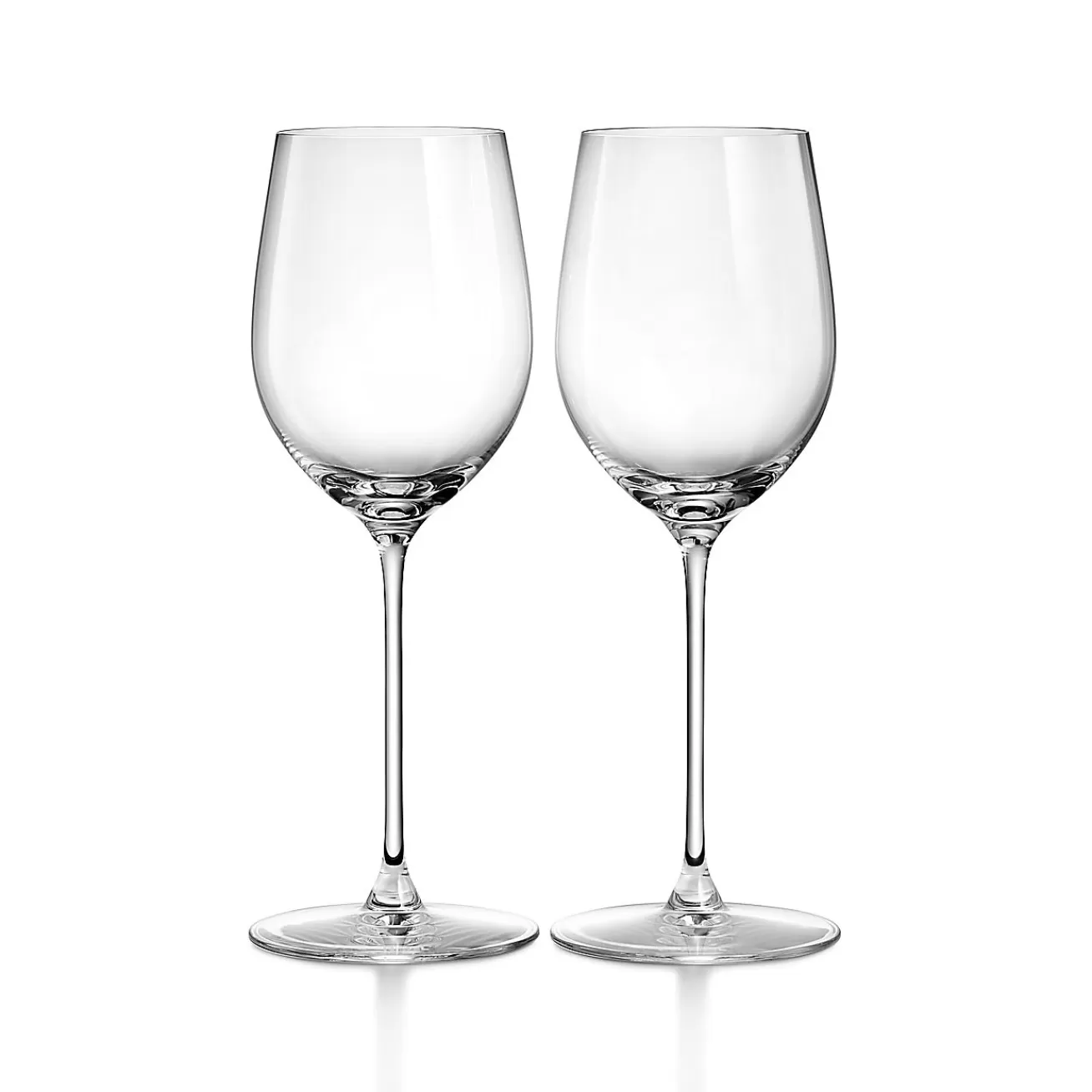 Tiffany & Co. Tiffany Home Essentials White Wine Glasses in Crystal Glass, Set of Two | ^ The Home | Housewarming Gifts