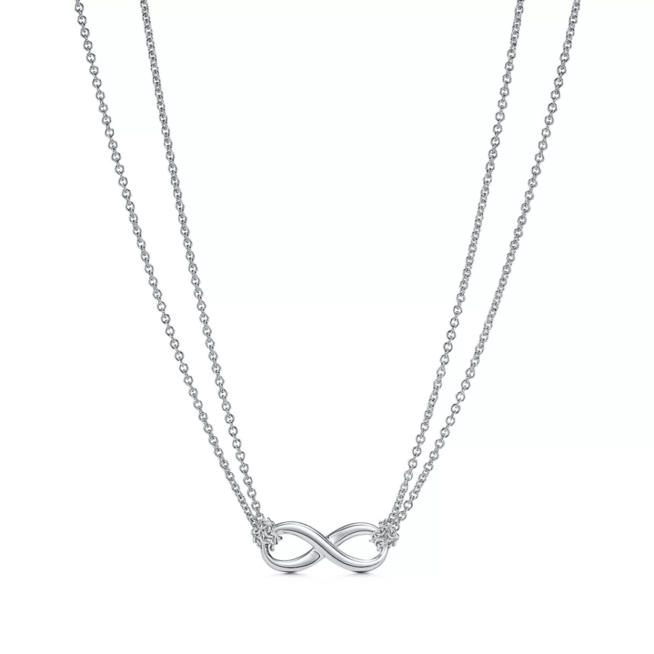 Tiffany & Co. Tiffany Infinity pendant in sterling silver on a 18" chain. | ^ Necklaces & Pendants | Gifts for Her