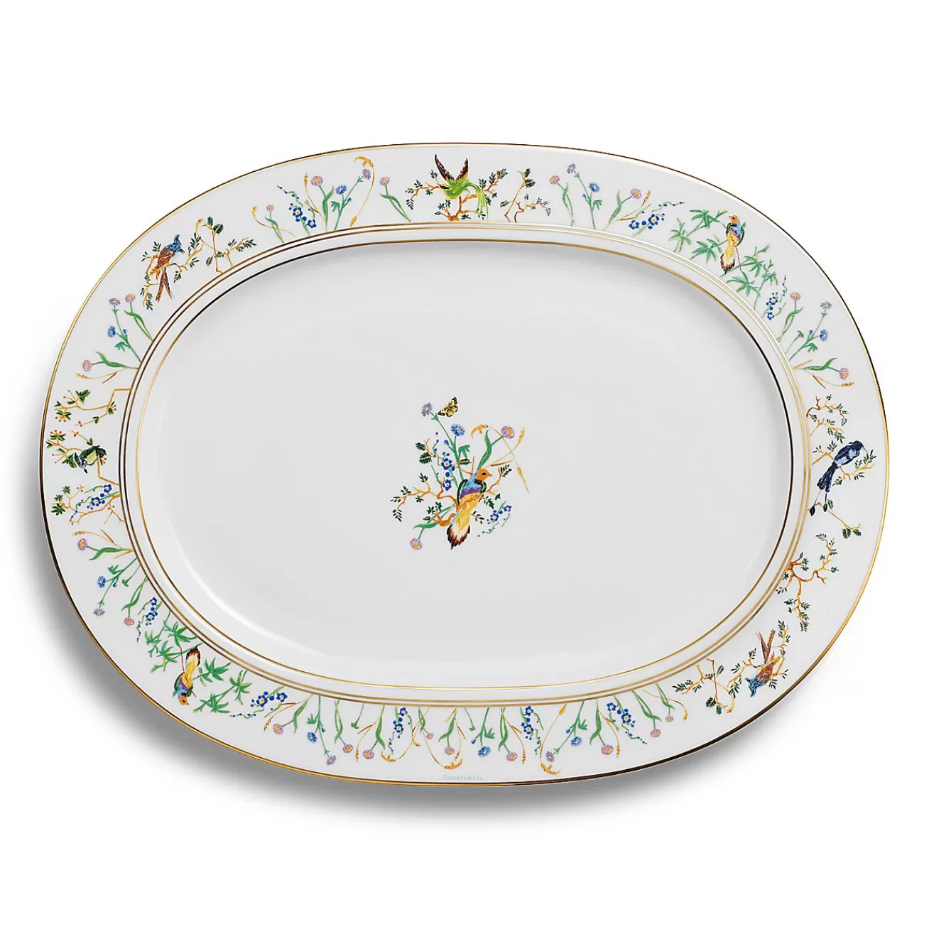 Tiffany & Co. Tiffany Jardin Serving Platter in Porcelain | ^ Tableware | Flatware & Trays
