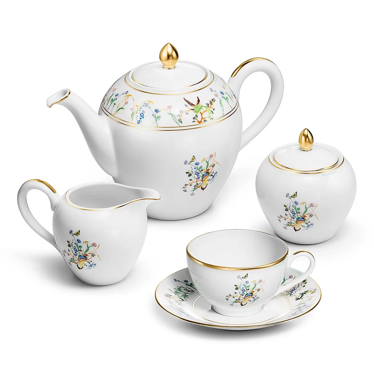 Tiffany & Co. Tiffany Jardin Sugar Bowl in Porcelain | ^ The Home | Housewarming Gifts