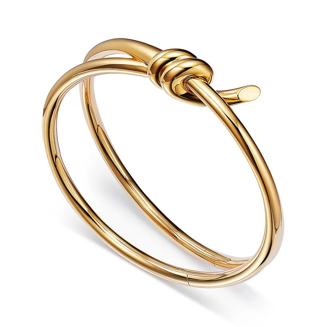 Tiffany & Co. Tiffany Knot Double Row Hinged Bangle in Yellow Gold | ^ Bracelets | Men's Jewelry