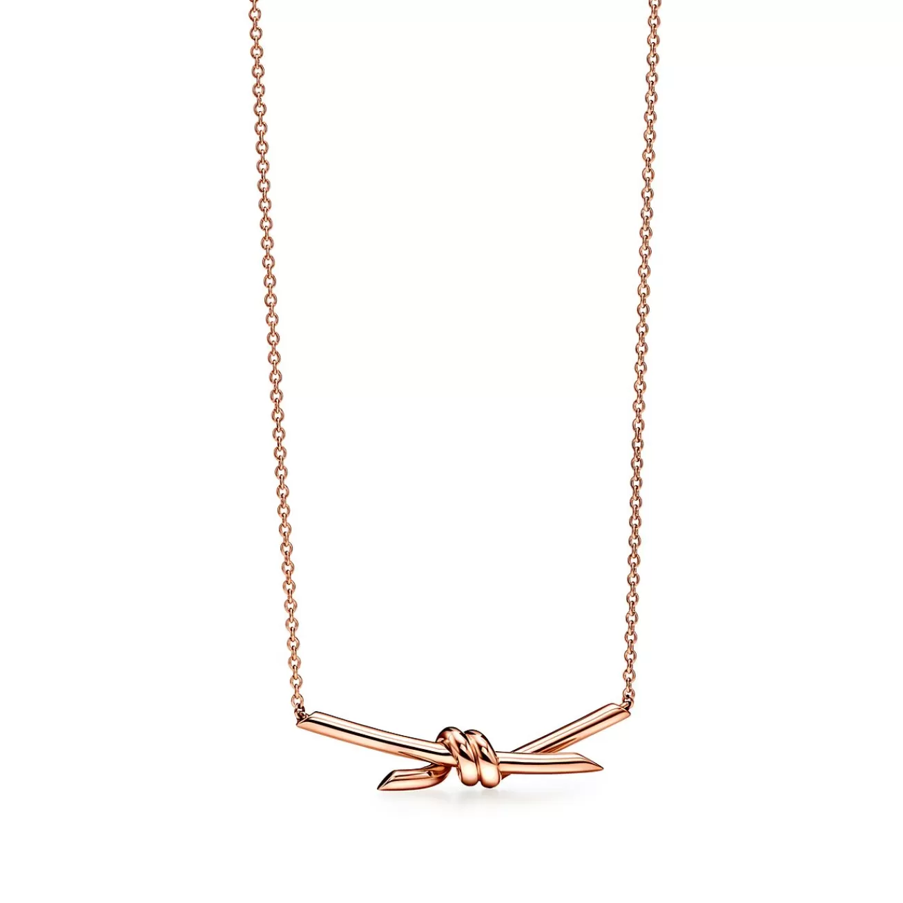Tiffany & Co. Tiffany Knot Pendant in Rose Gold | ^ Necklaces & Pendants | Rose Gold Jewelry