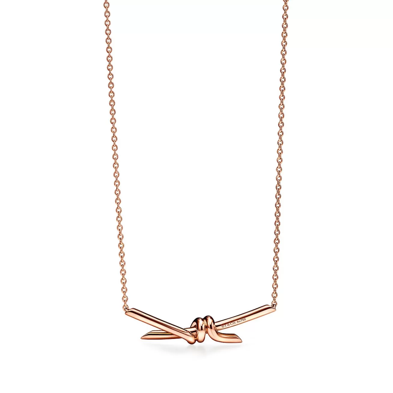 Tiffany & Co. Tiffany Knot Pendant in Rose Gold | ^ Necklaces & Pendants | Rose Gold Jewelry