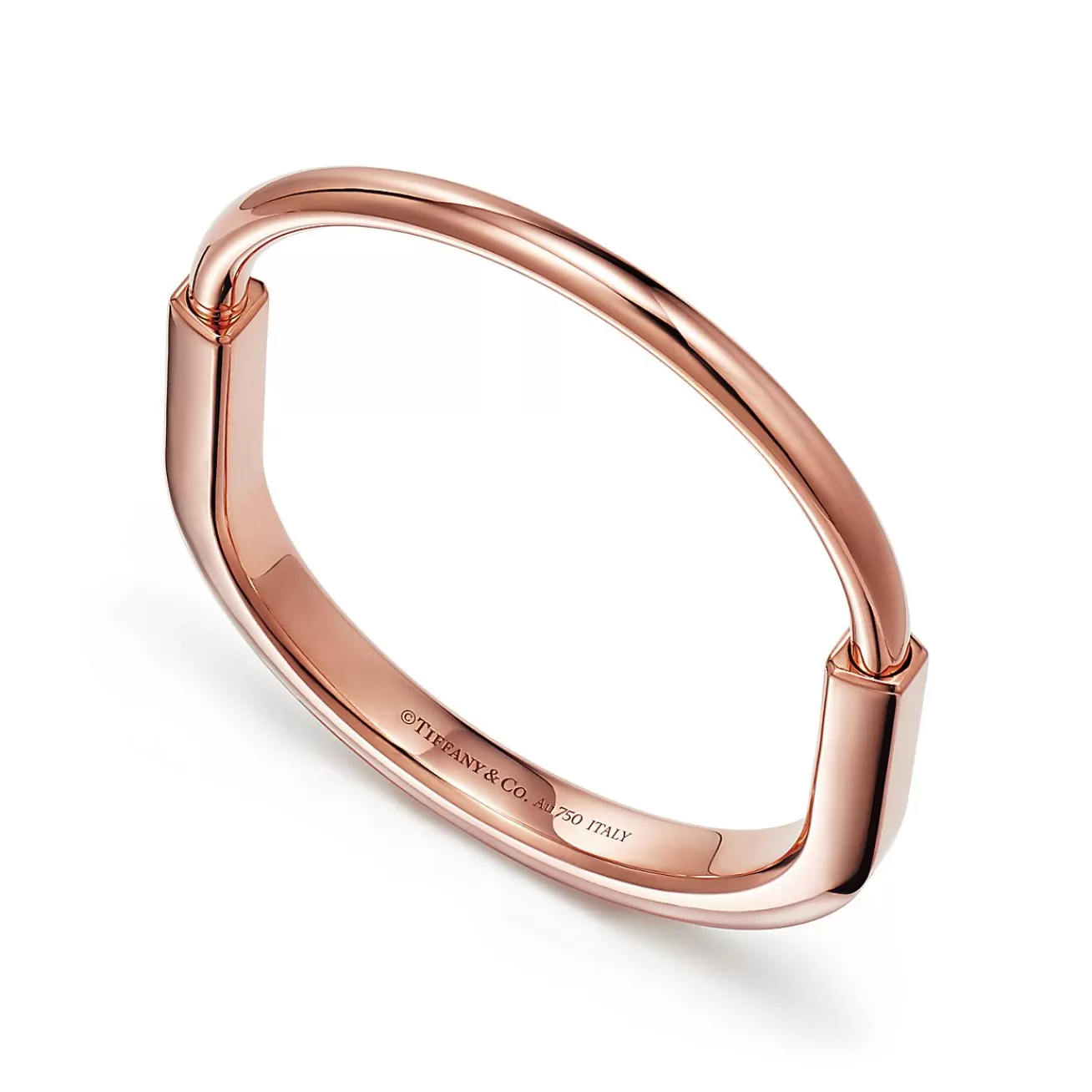 Tiffany & Co. Tiffany Lock Bangle in Rose Gold | ^ Bracelets | Men's Jewelry